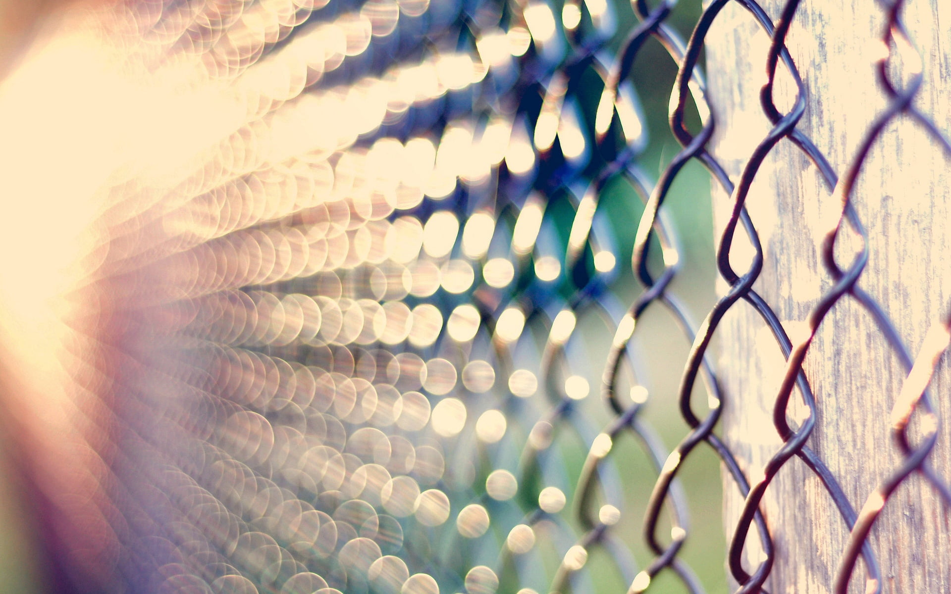 barrier, pattern, selective focus, netting, safety, day, defocused, outdoors, light, backgrounds, macro, sunlight, glare, metal, blue, 1080P, gray, close-up, HD Wallpaper