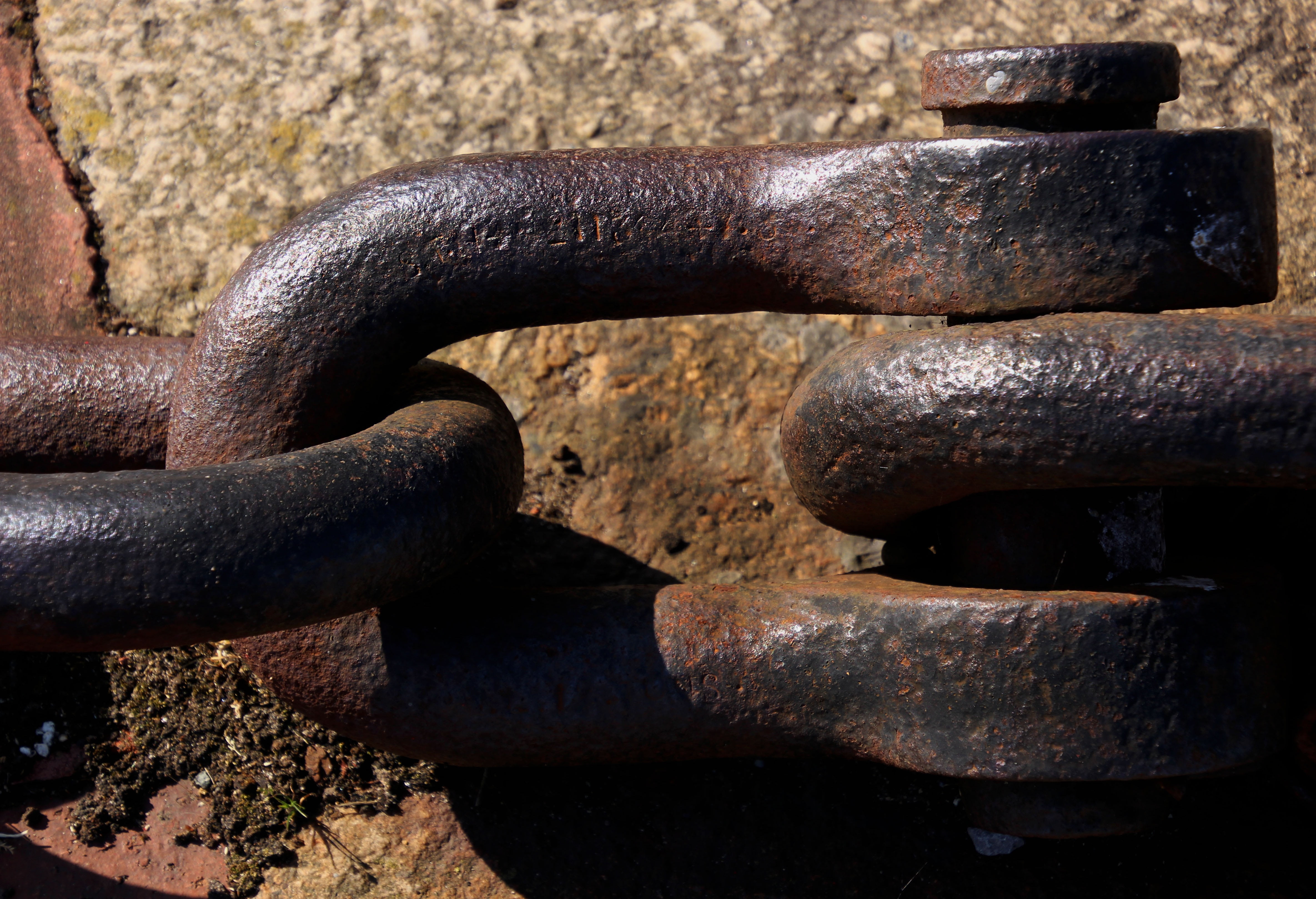 maritime, equipment, backdrop, vintage, focus on foreground, aged, weathered, nature, wall, outdoors, old, metallic, sunlight, steel, nautical, marine chain, HD Wallpaper