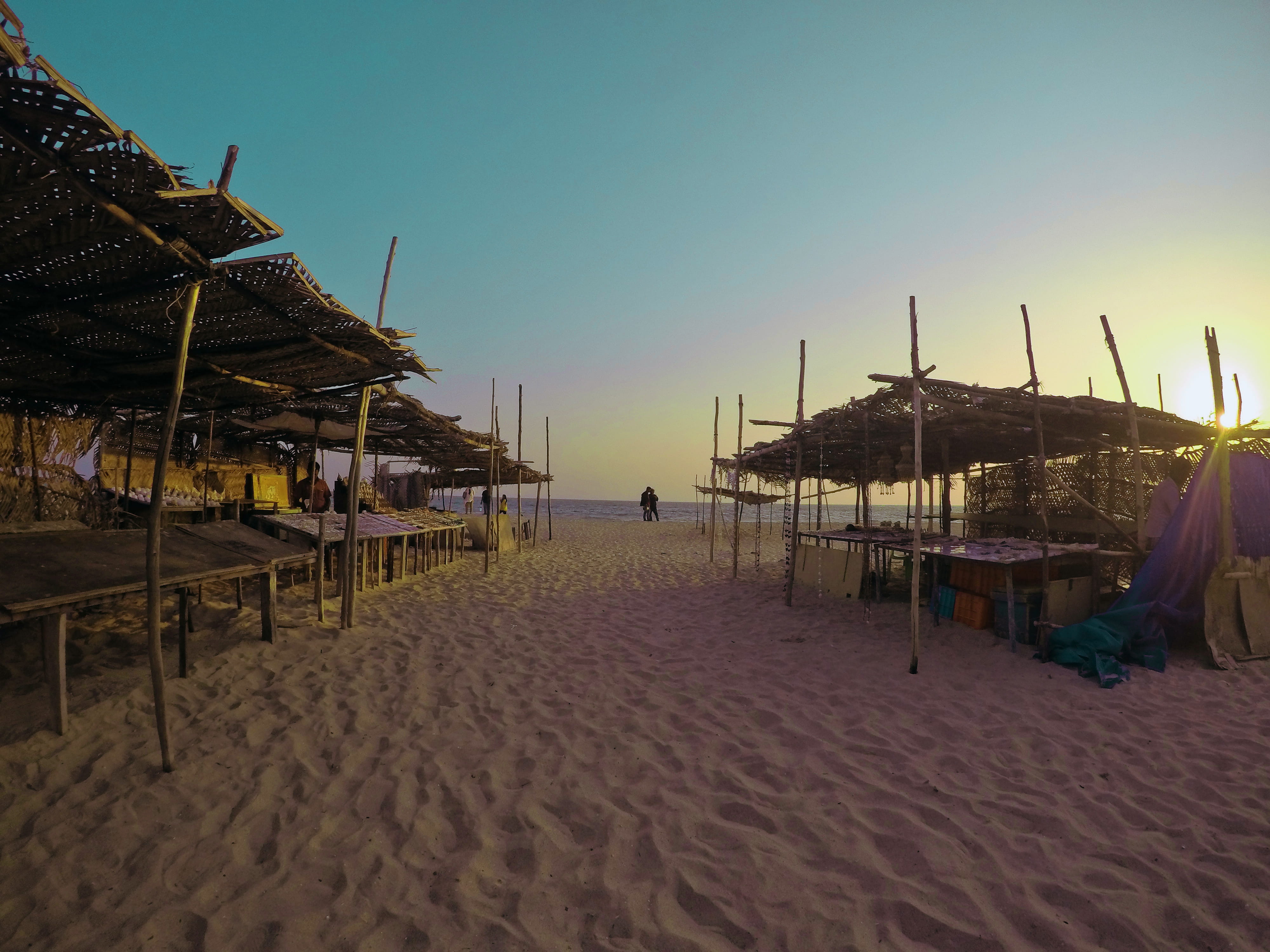 beauty in nature, beach, countryside, 4K, incidental people, holiday, architecture, rural, dhanushkodi beach road, trip, outdoors, tranquil scene, india, HD Wallpaper