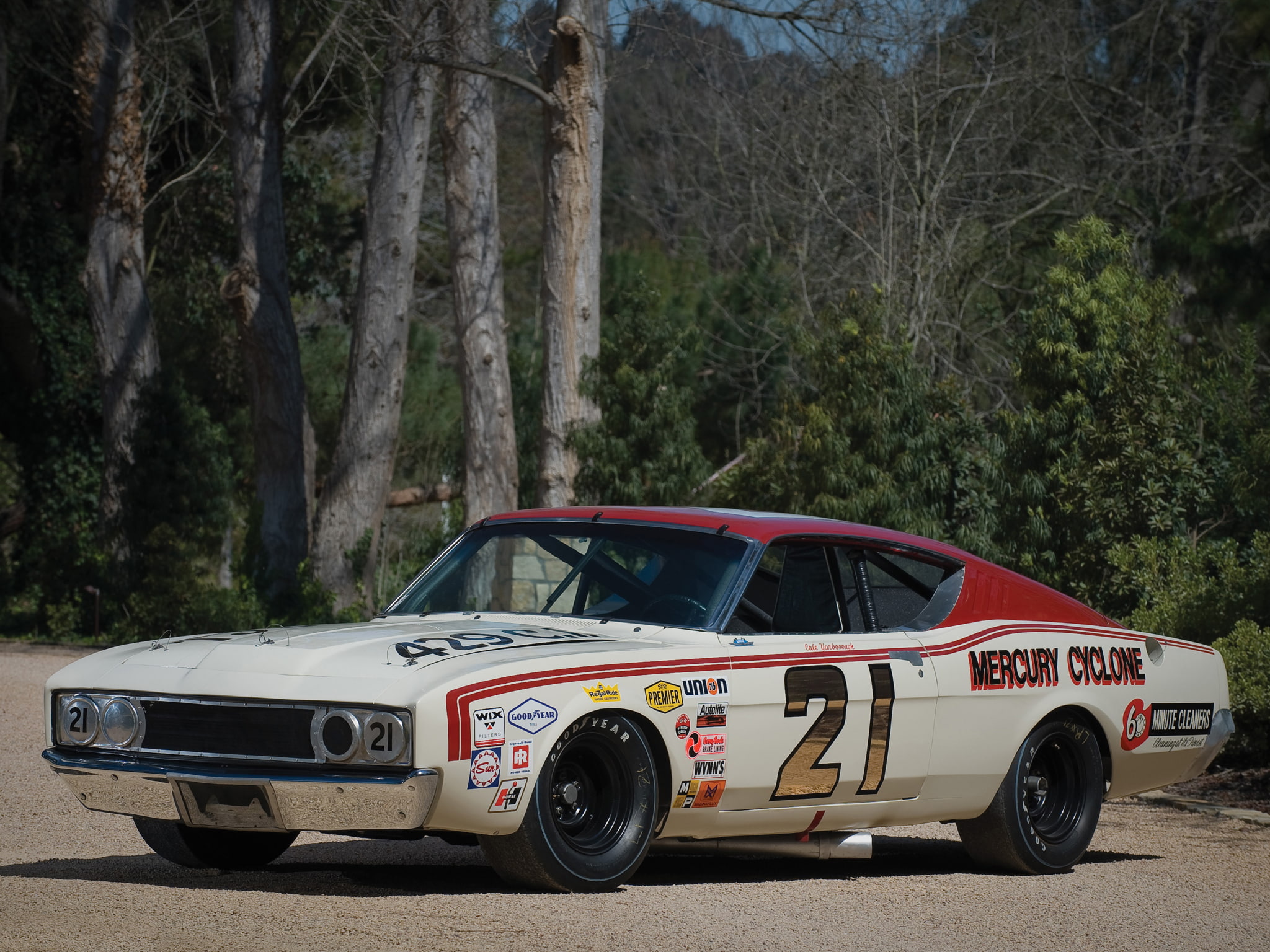 63h, 1969, mercury, 1080P, racing, nascar, race, 429, boss, cyclone, HD Wallpaper