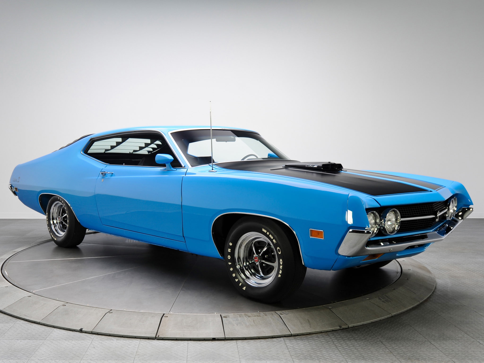 classic, 1080P, ford, muscle, c j, torino, 429, 63h, 1971, cobra, HD Wallpaper
