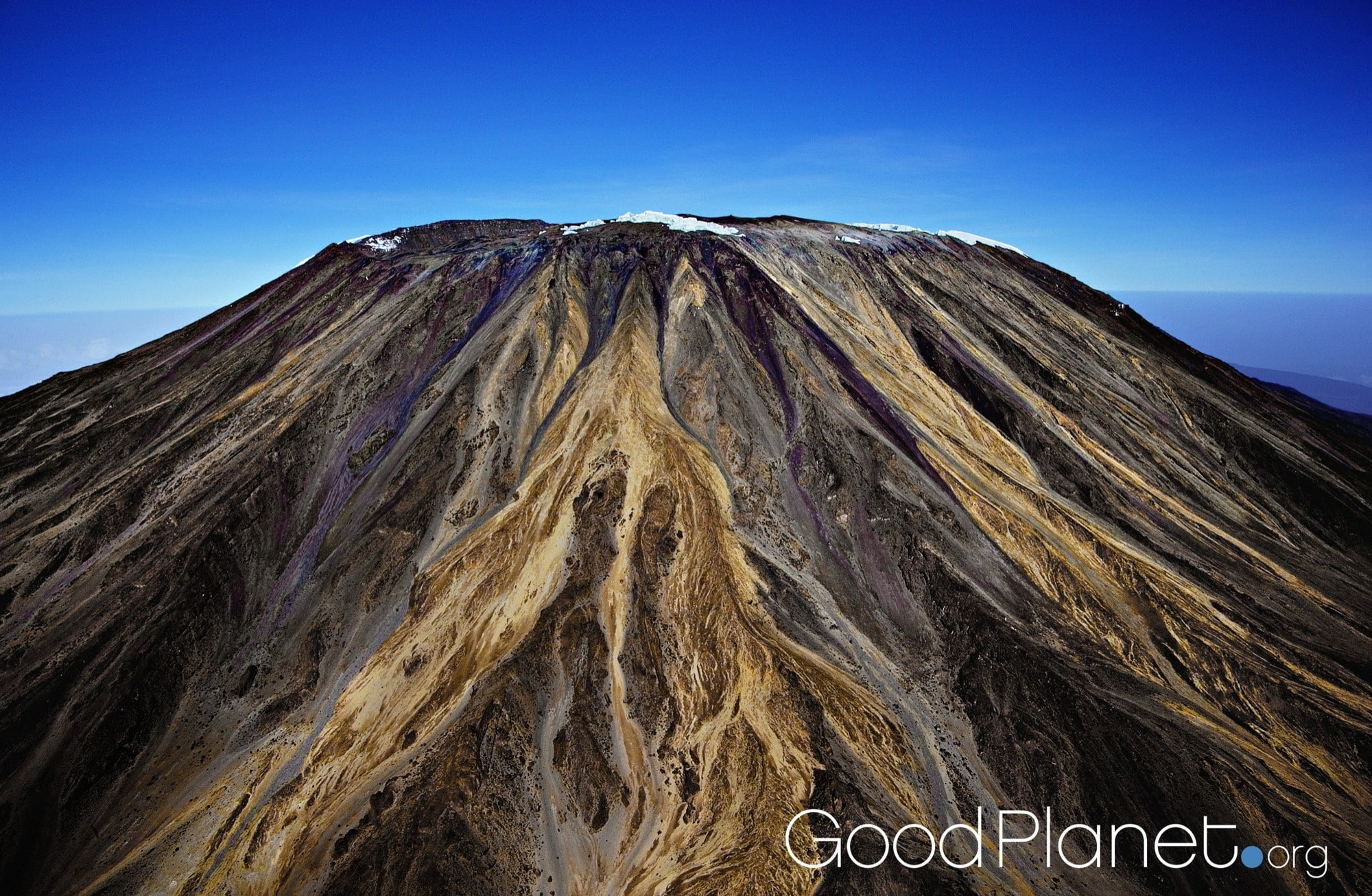 Home, volcano, kilimandjaro, 1080P, travel destinations, home movie, scenics - nature, blue, tanzanie, nature, brown, landscape, mountain, sky, land, outdoors, HD Wallpaper