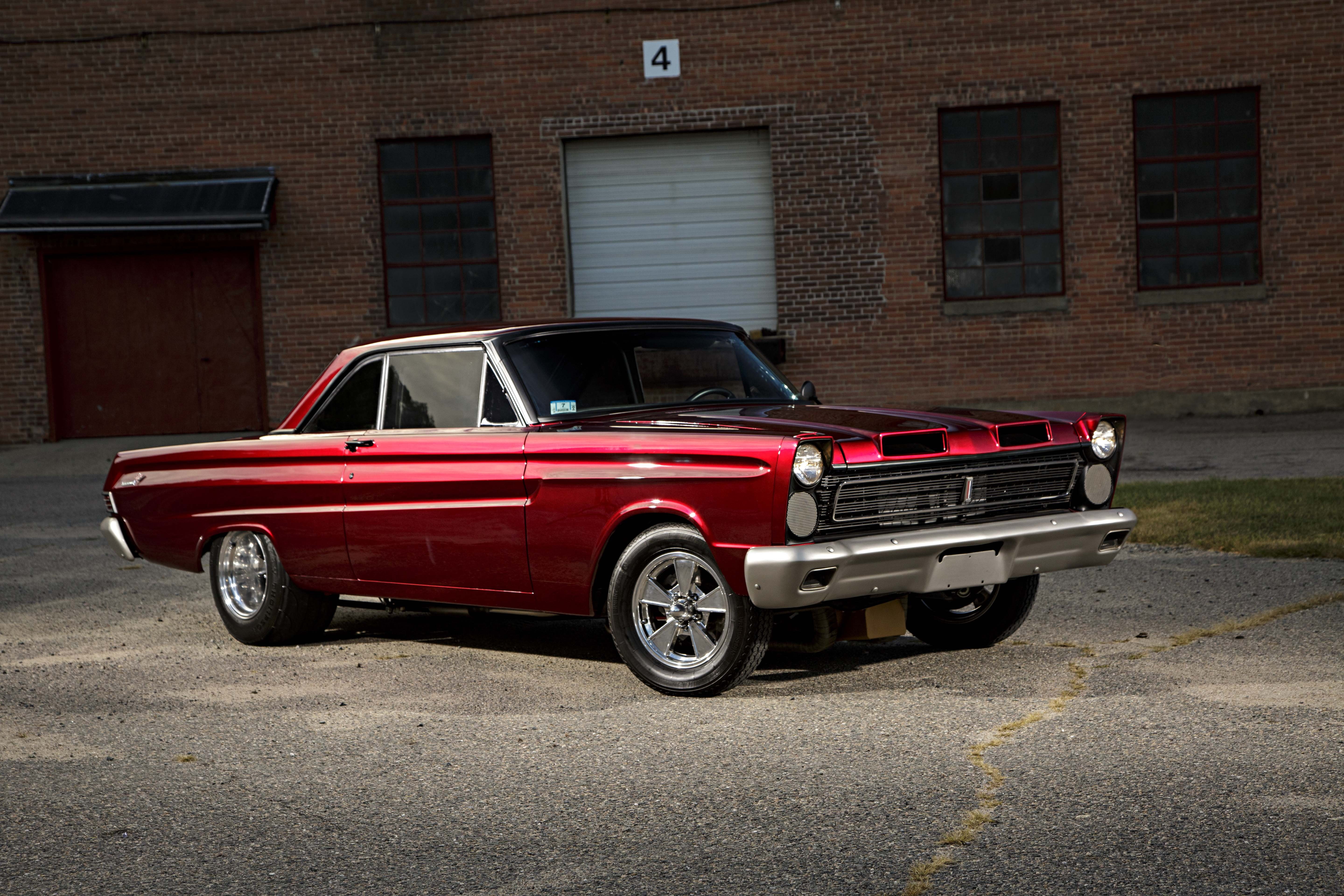 1965, cyclone, 5K, mercury, comet, drag, cars, red, HD Wallpaper