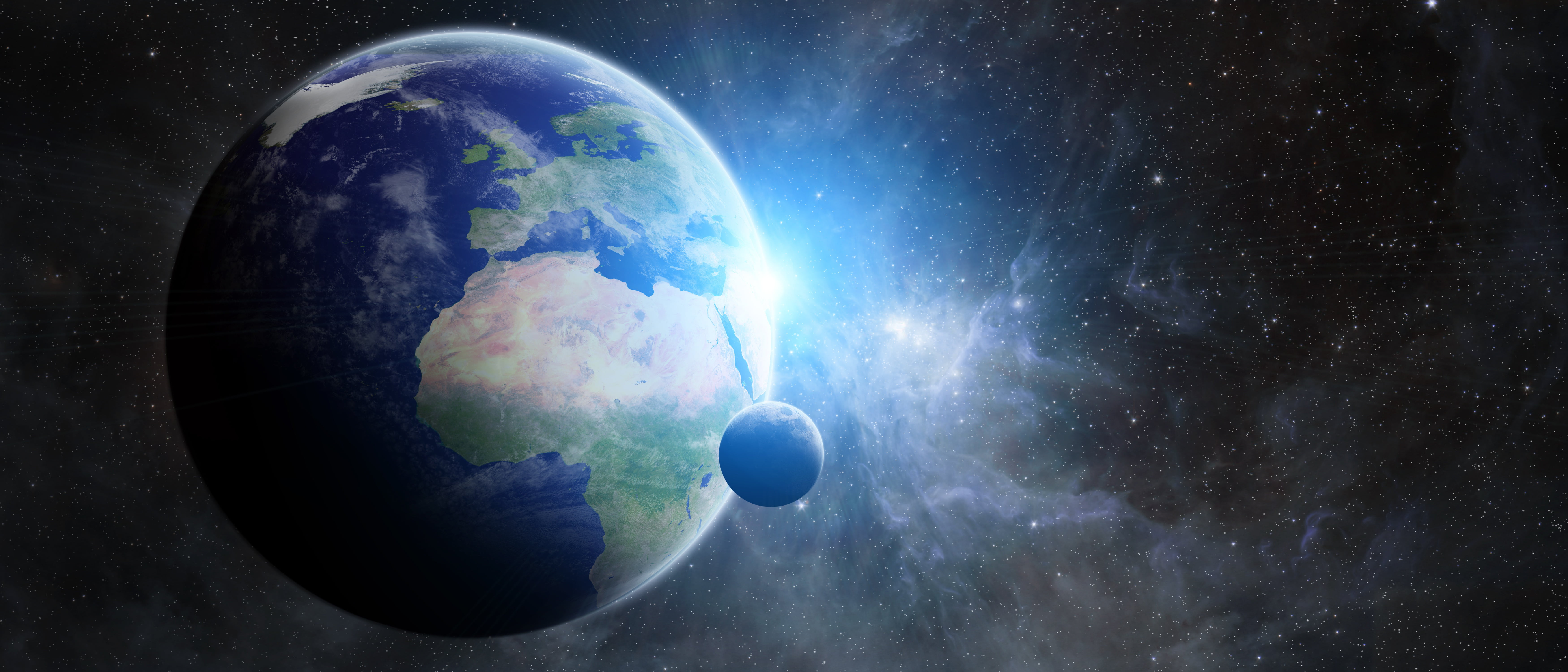 Earth, 5K, From Space, Space, Planet, HD Wallpaper