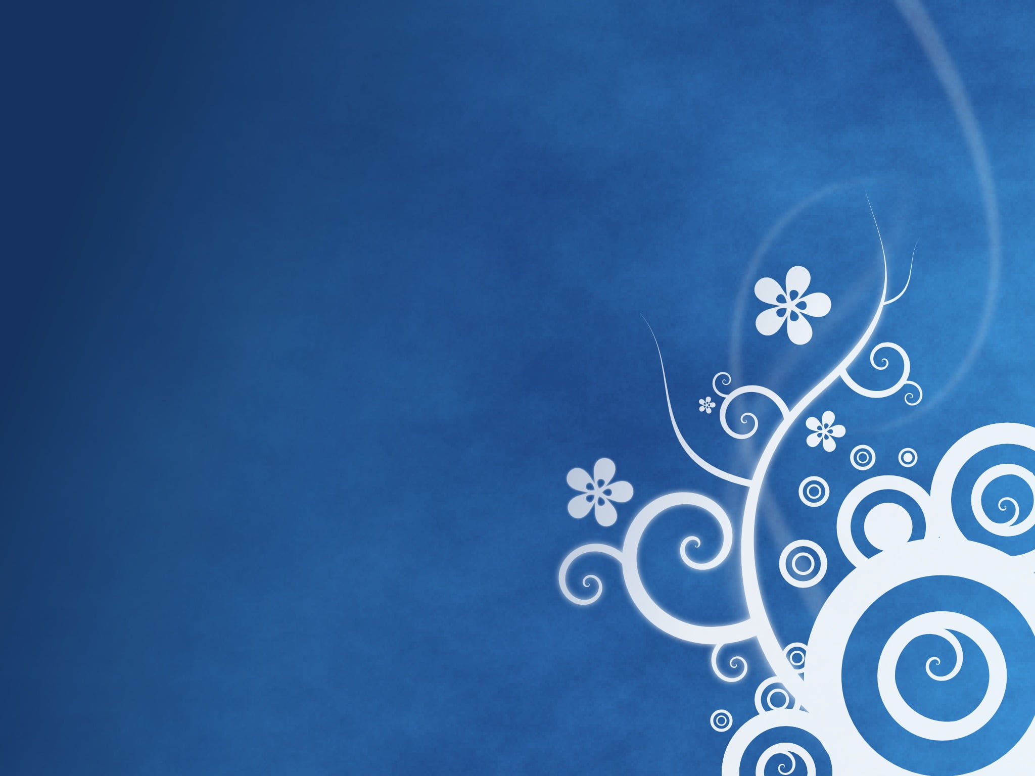 studio shot, sky, nature, floral, blue background, floral Pattern, computer Graphic, no People, communication, curve, colored background, 1080P, HD Wallpaper