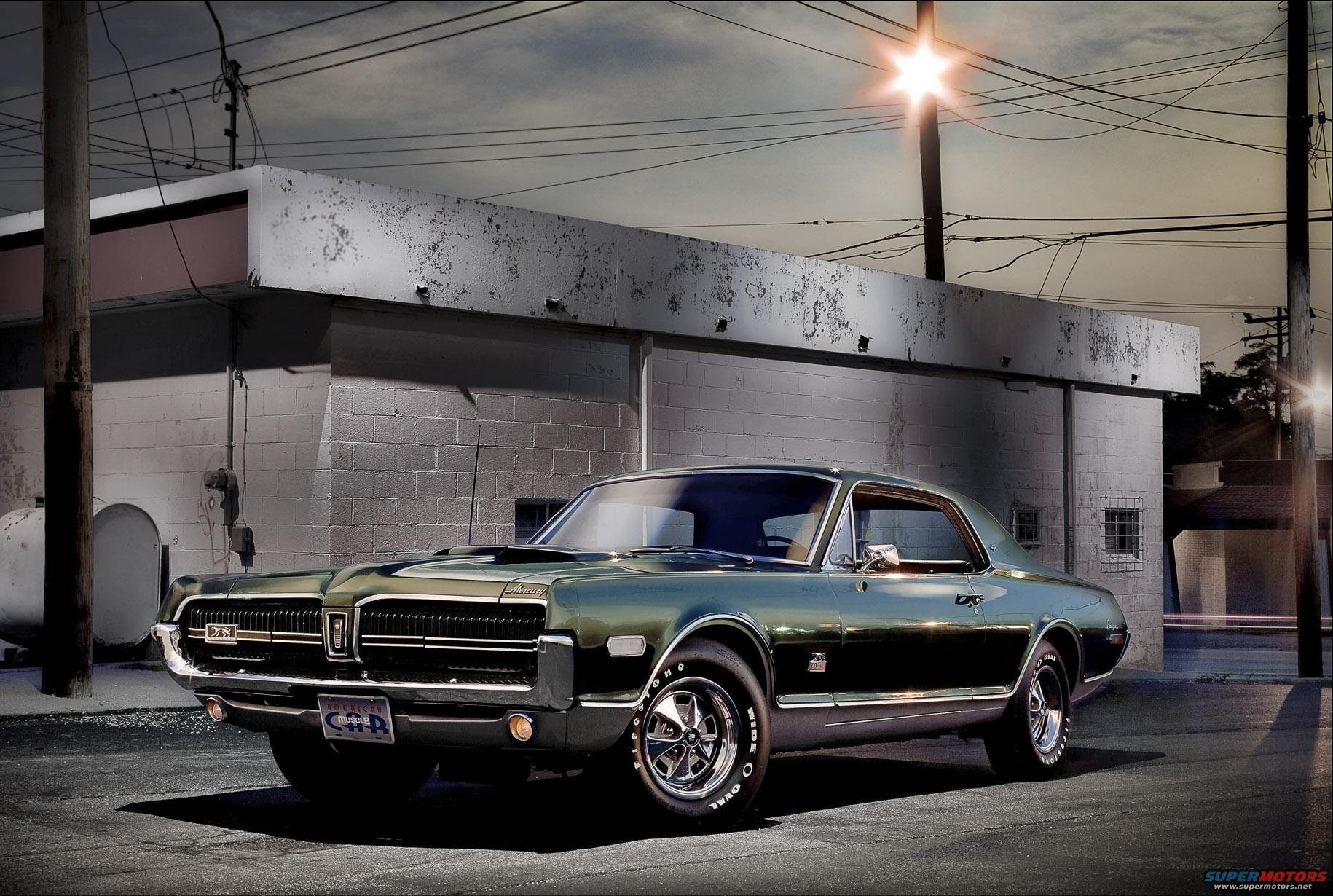 cougar, 720P, classic, mercury, muscle, 1968, HD Wallpaper