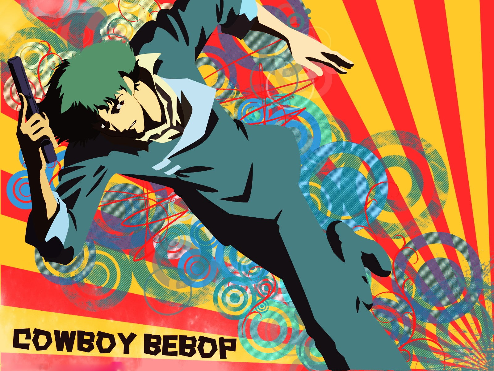 striped, nature, outdoors, close-up, day, multi colored, graffiti, text, arts culture and entertainment, Spike Spiegel, 720P, no people, creativity, human representation, HD Wallpaper