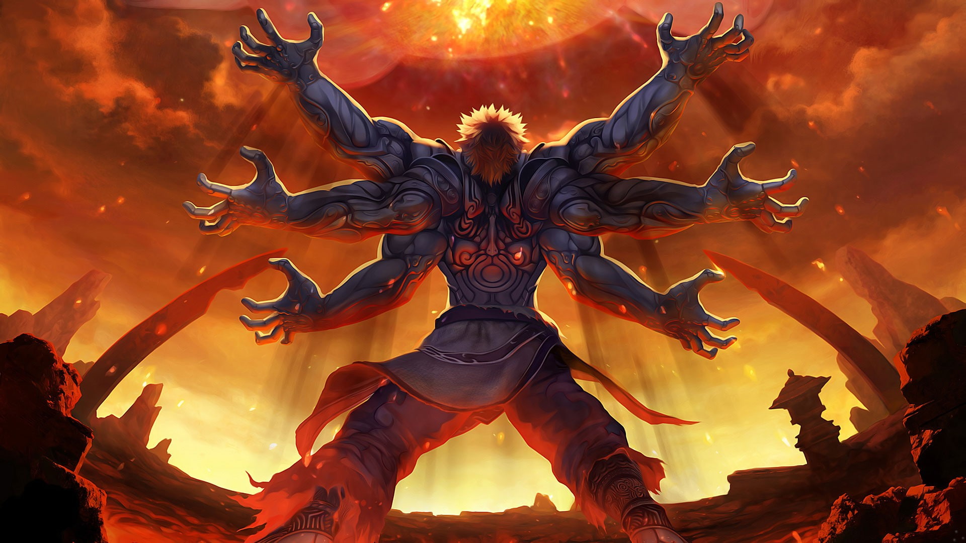 1080P, Asura  Asuras Wrath  video games, HD Wallpaper