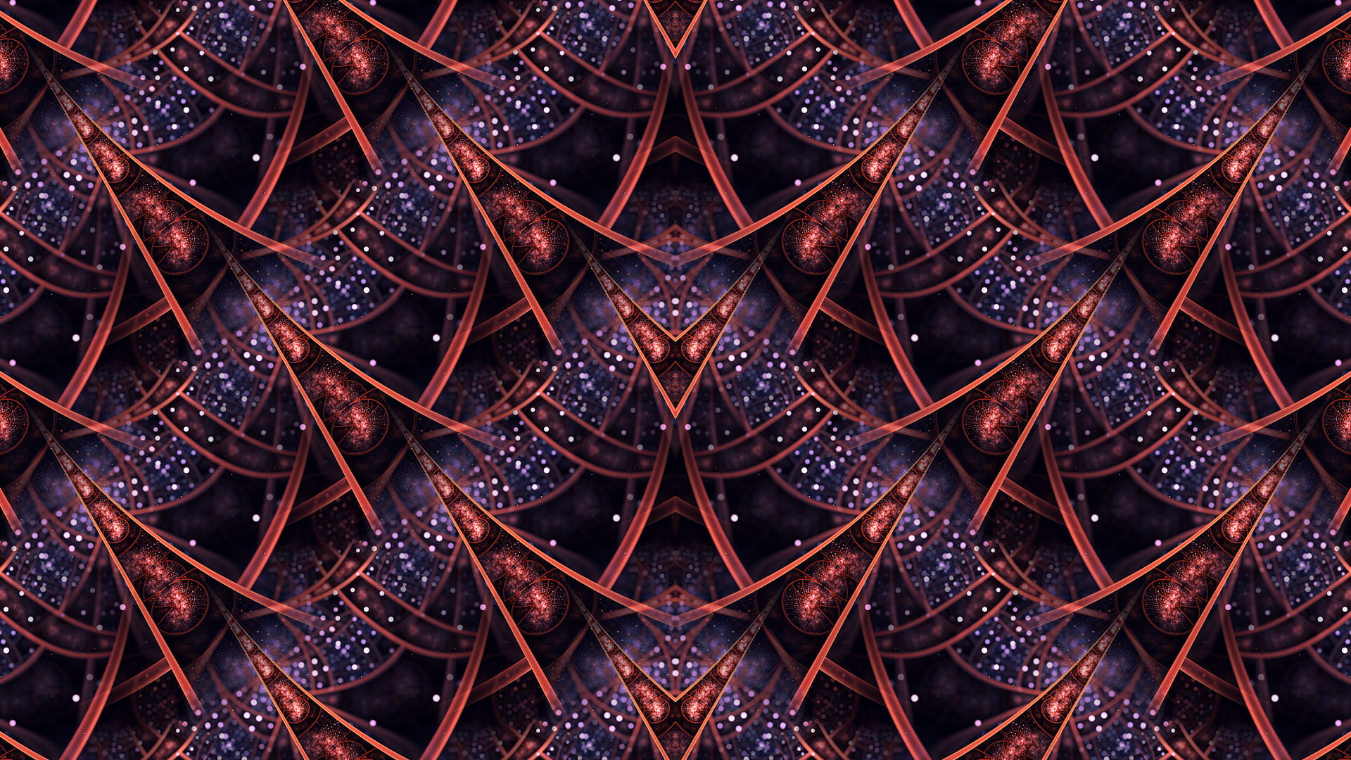ornate, arrangement, fractal, abstract, technology, abundance, 1080P, full frame, repetition, indoors, directly above, detail, textured, pattern, large group of objects, HD Wallpaper