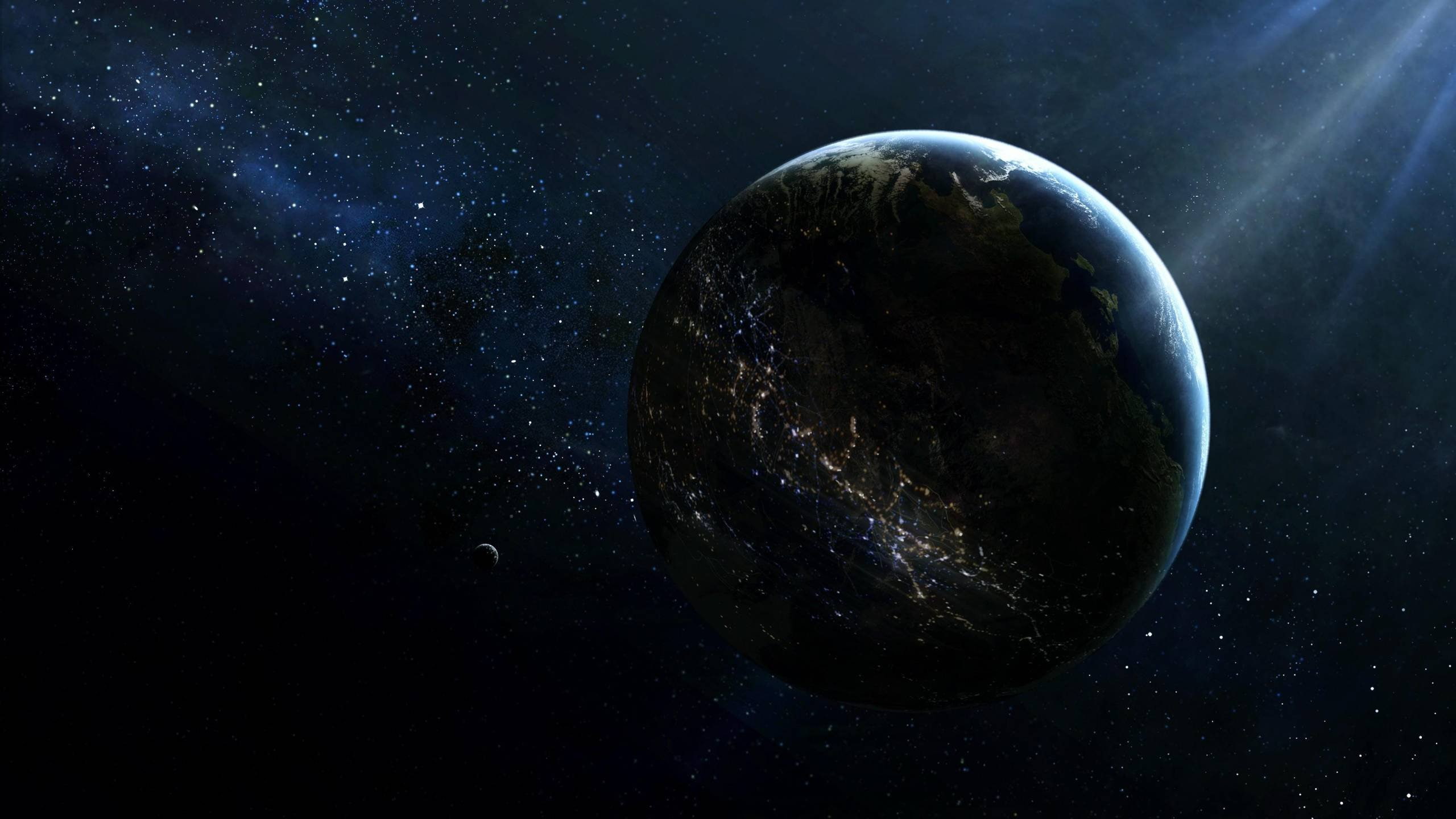 planets, stars, space, star, 2K, univers, galaxy, planet, HD Wallpaper