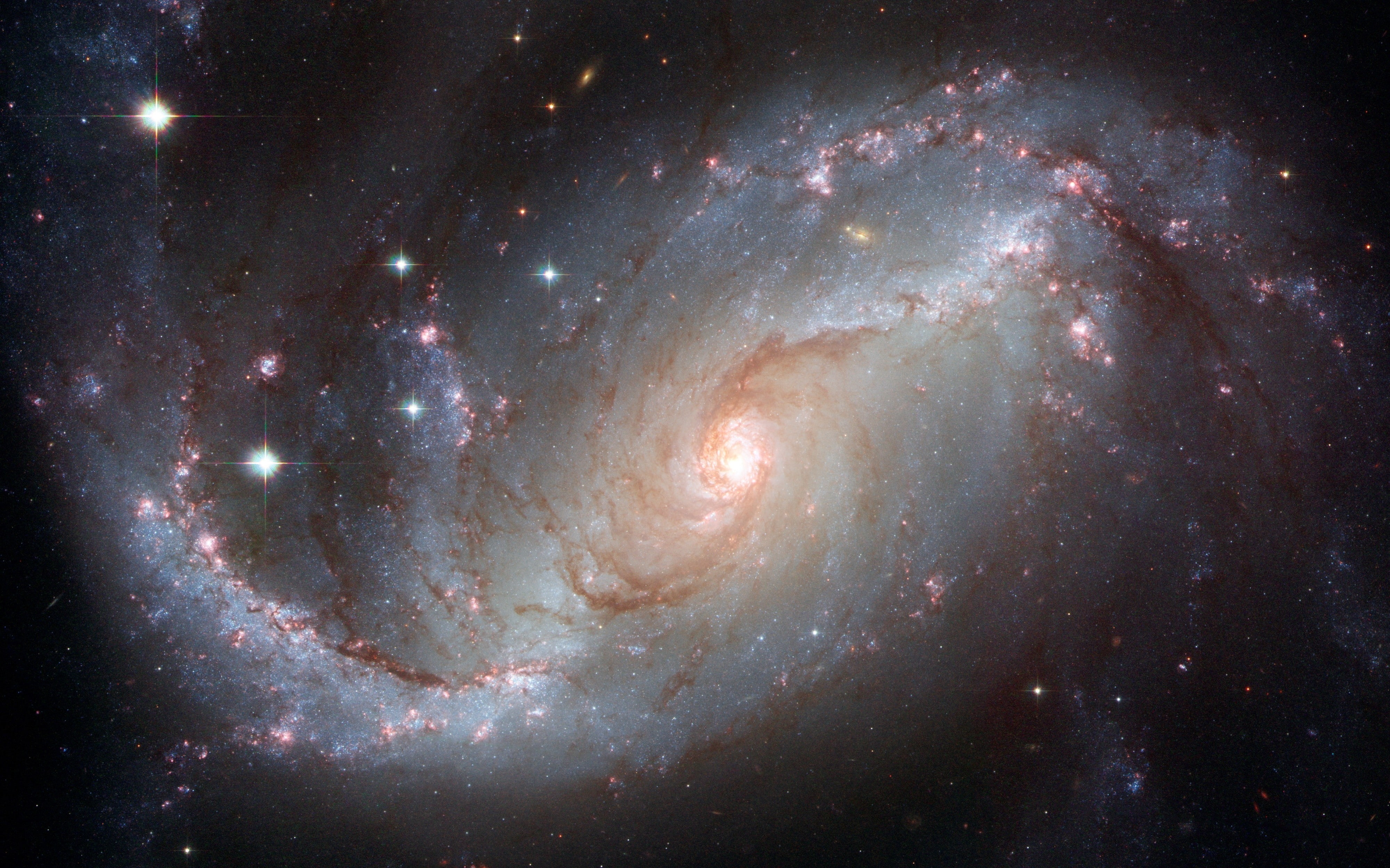Galaxies, outer space, outer, telescope, space, 4K, hubble, art, hd, HD Wallpaper