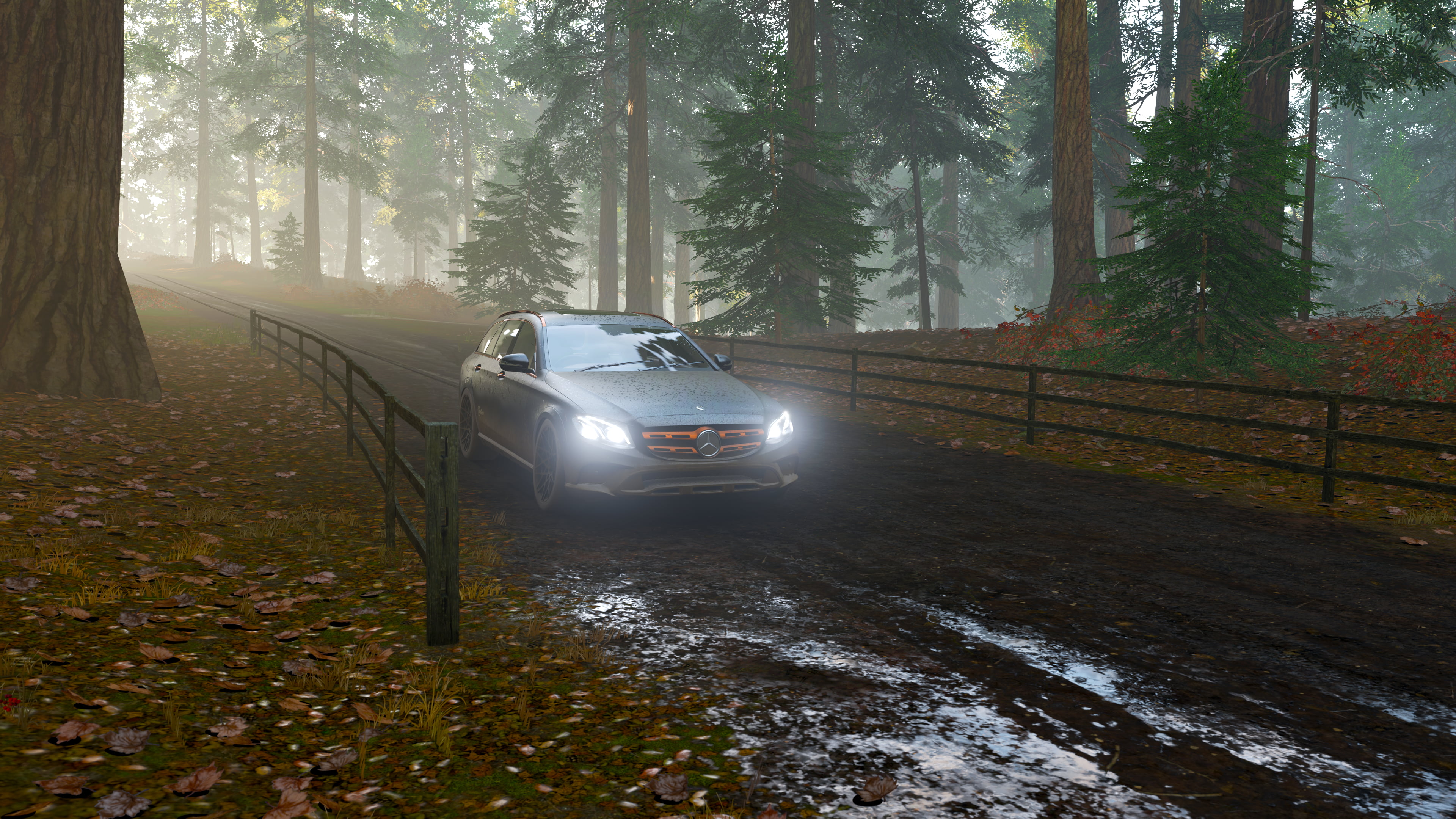 350 D, 4K, Mercedes Benz 350 D, Forza Horizon 4, Mercedes-Benz E-Class, HD Wallpaper