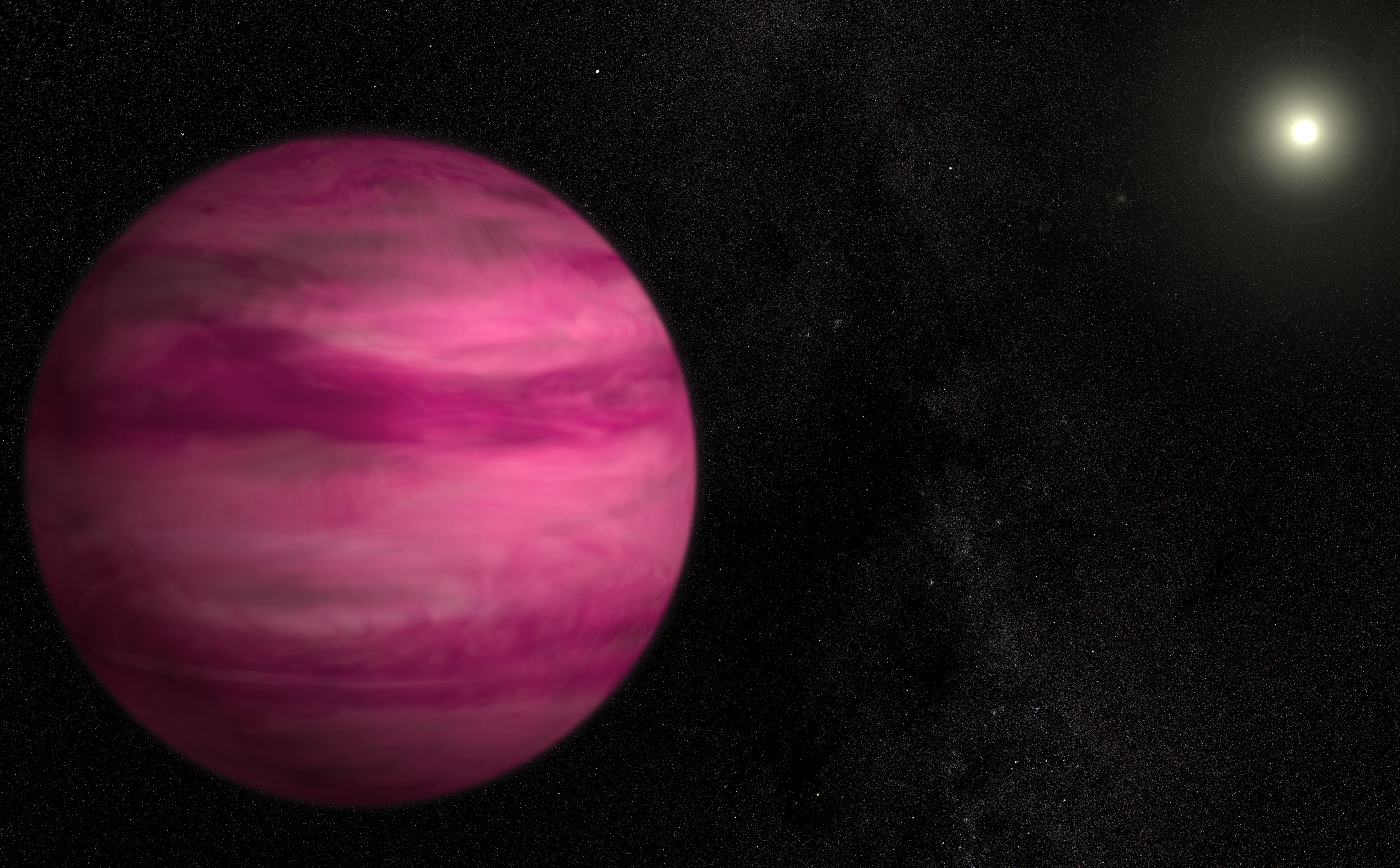 Space, around, nature, beauty in nature, astronomy, moon, 5K, illuminated, Planet, no people, outdoors, close-up, science, pink color, like, sky, scenics - nature, HD Wallpaper