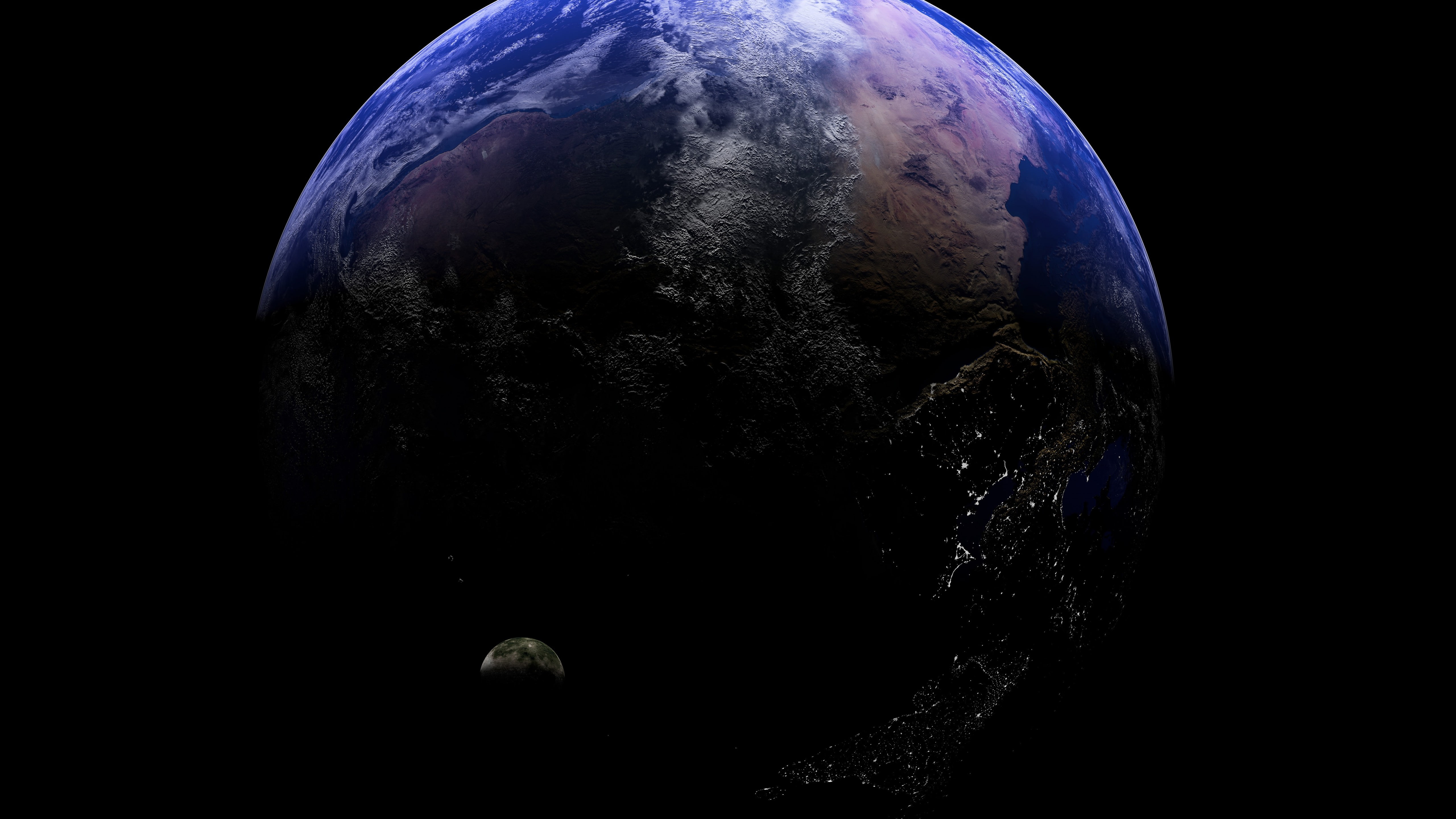 Exoplanet, Planet, space, 5K, stars, HD Wallpaper