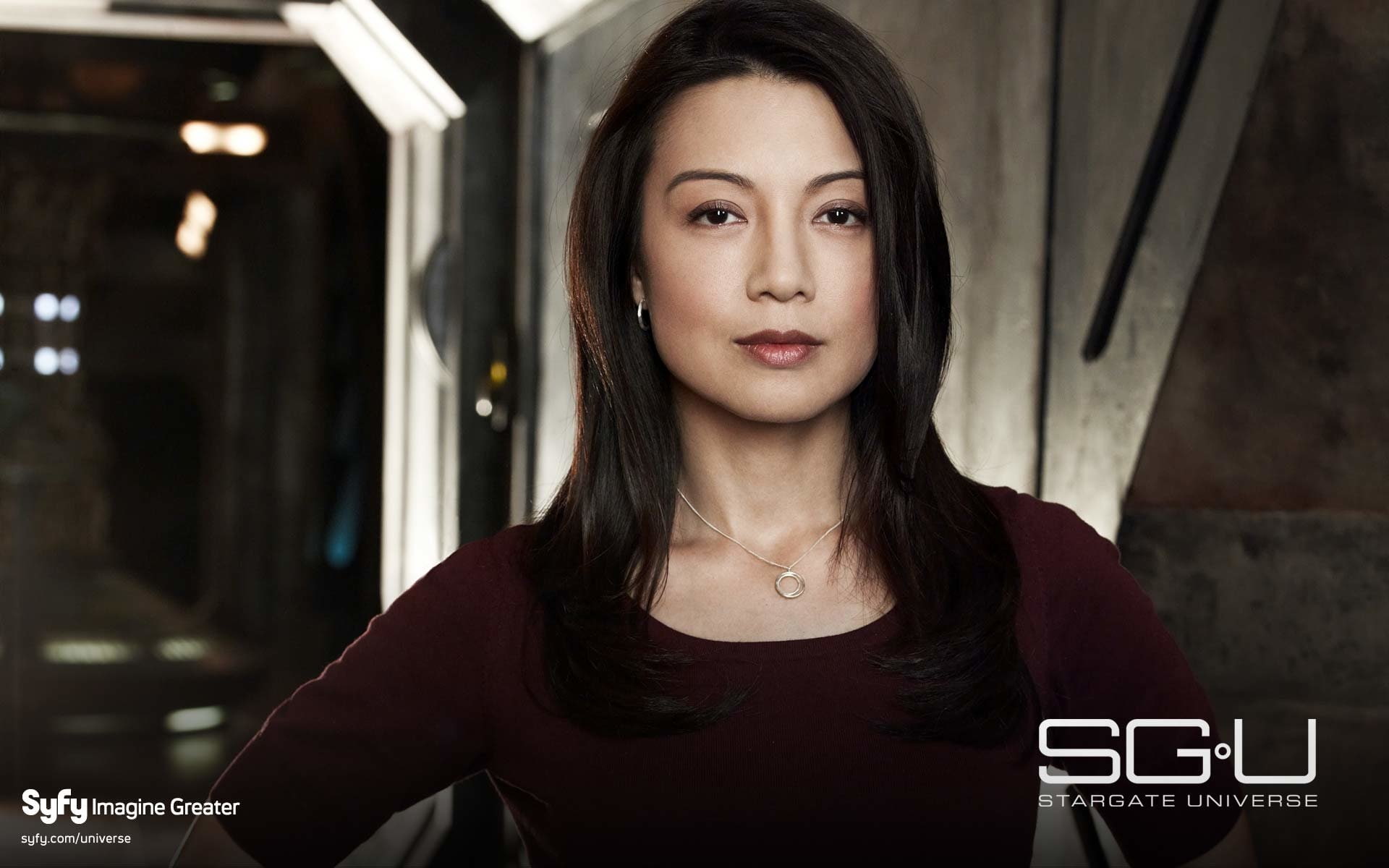 confidence, portrait, headshot, beauty, Stargate Universe, indoors, contemplation, hair, women, beautiful woman, young adult, 1080P, waist up, one person, HD Wallpaper