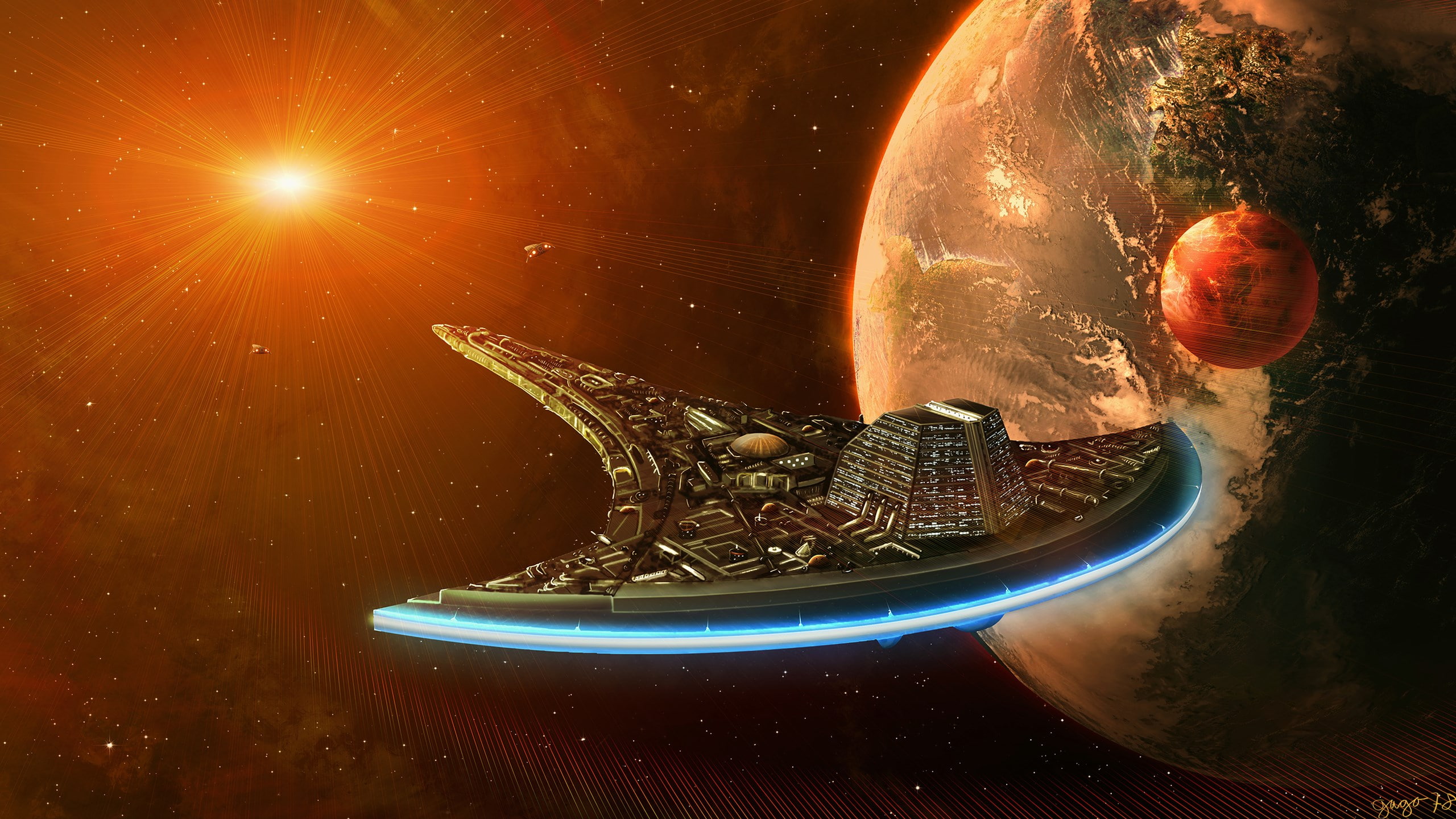 no people, lens flare, nature, art and craft, planet earth, astronomy, shiny, sky, fantasy, galaxy, space, stargate universe, futuristic, planet - space, HD Wallpaper