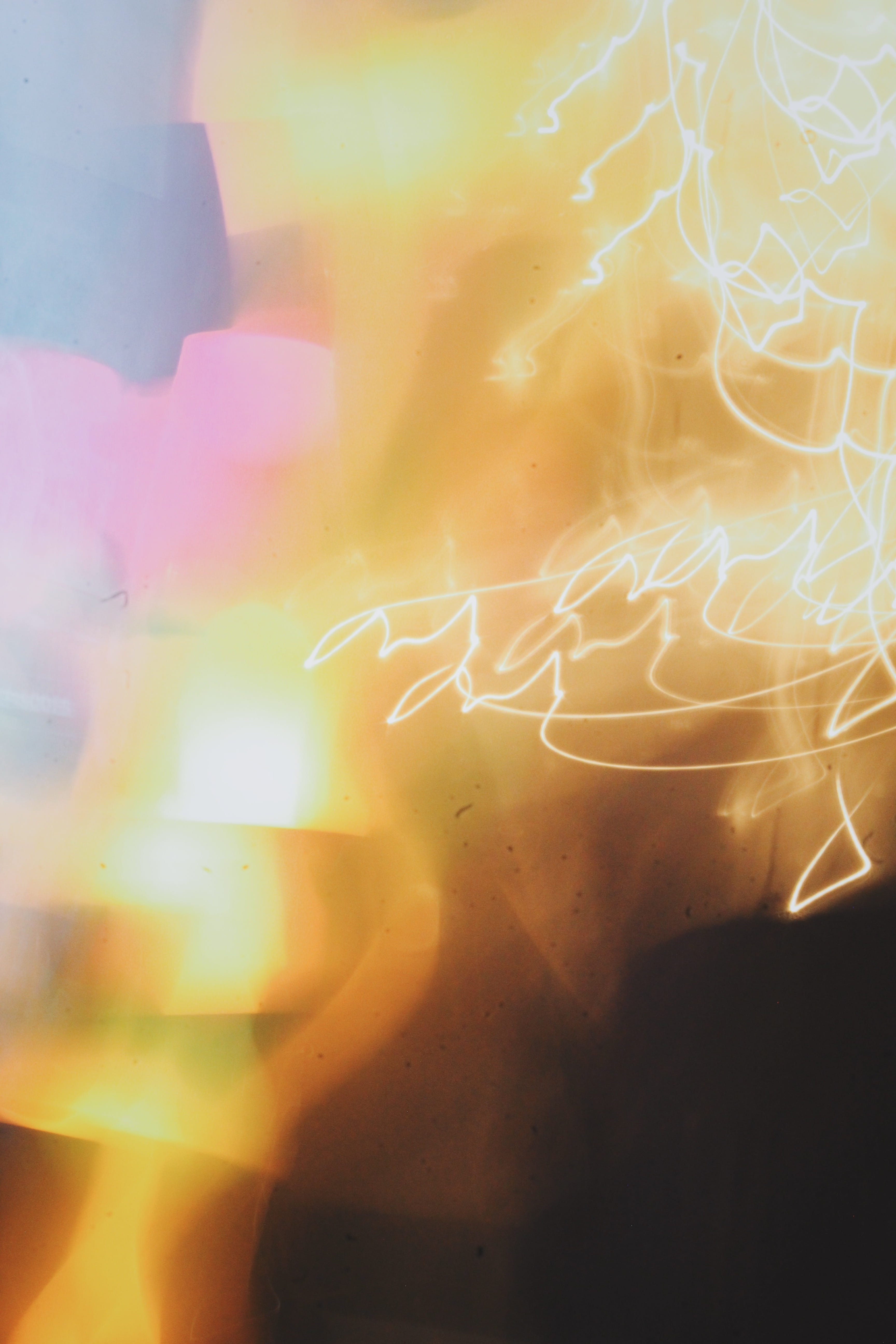 lighting, no people, food, meal, blurred motion, transparent, indoors, close-up, complexity, lights, motion, creativity, glowing, crowd, glass - material, Phone HD Wallpaper