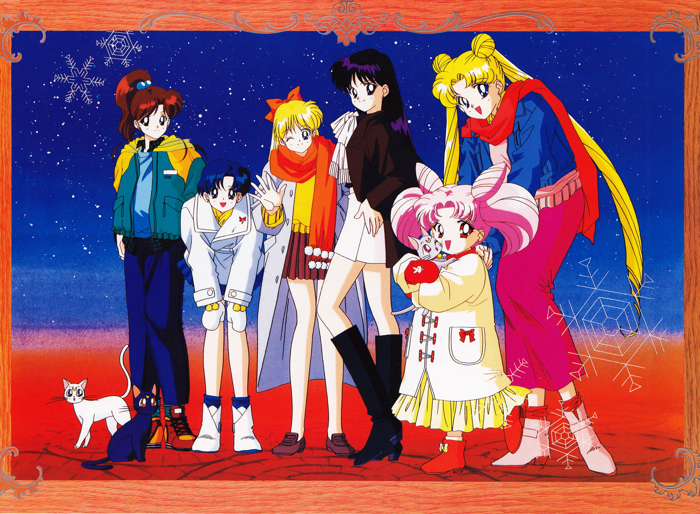 senshi, 1080P, bishoujo, sailor, moon, HD Wallpaper