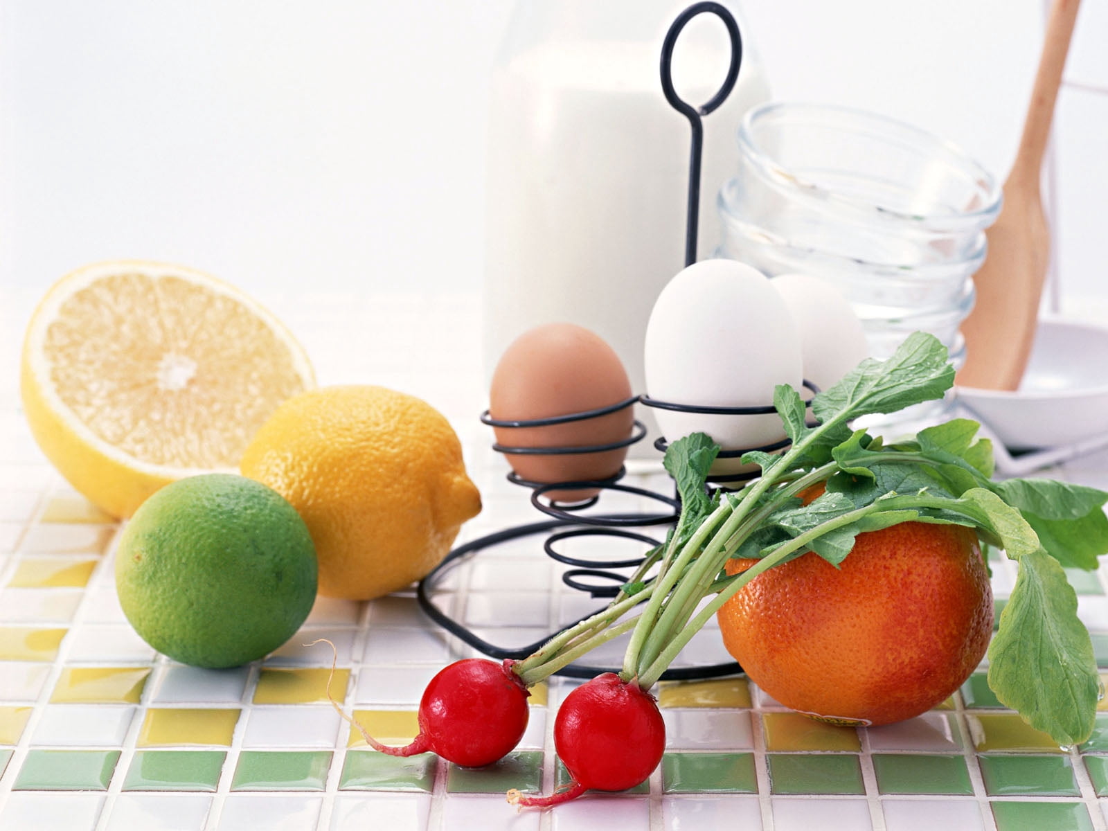 milk, healthy Lifestyle, orange color, healthy Eating, juice, citrus, fruit, lime, drink, white, freshness, kitchen utensil, lemons, no People, green Color, HD Wallpaper
