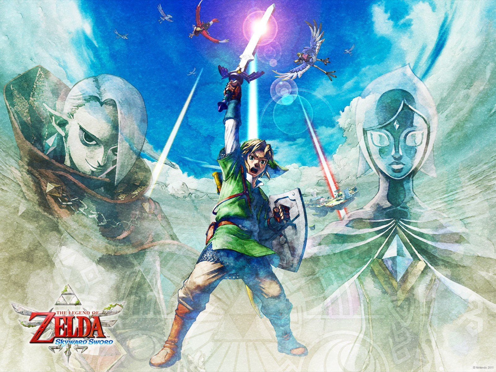 nintendo, club, link, games, 720P, skyward, video, zelda, sword, legend, HD Wallpaper