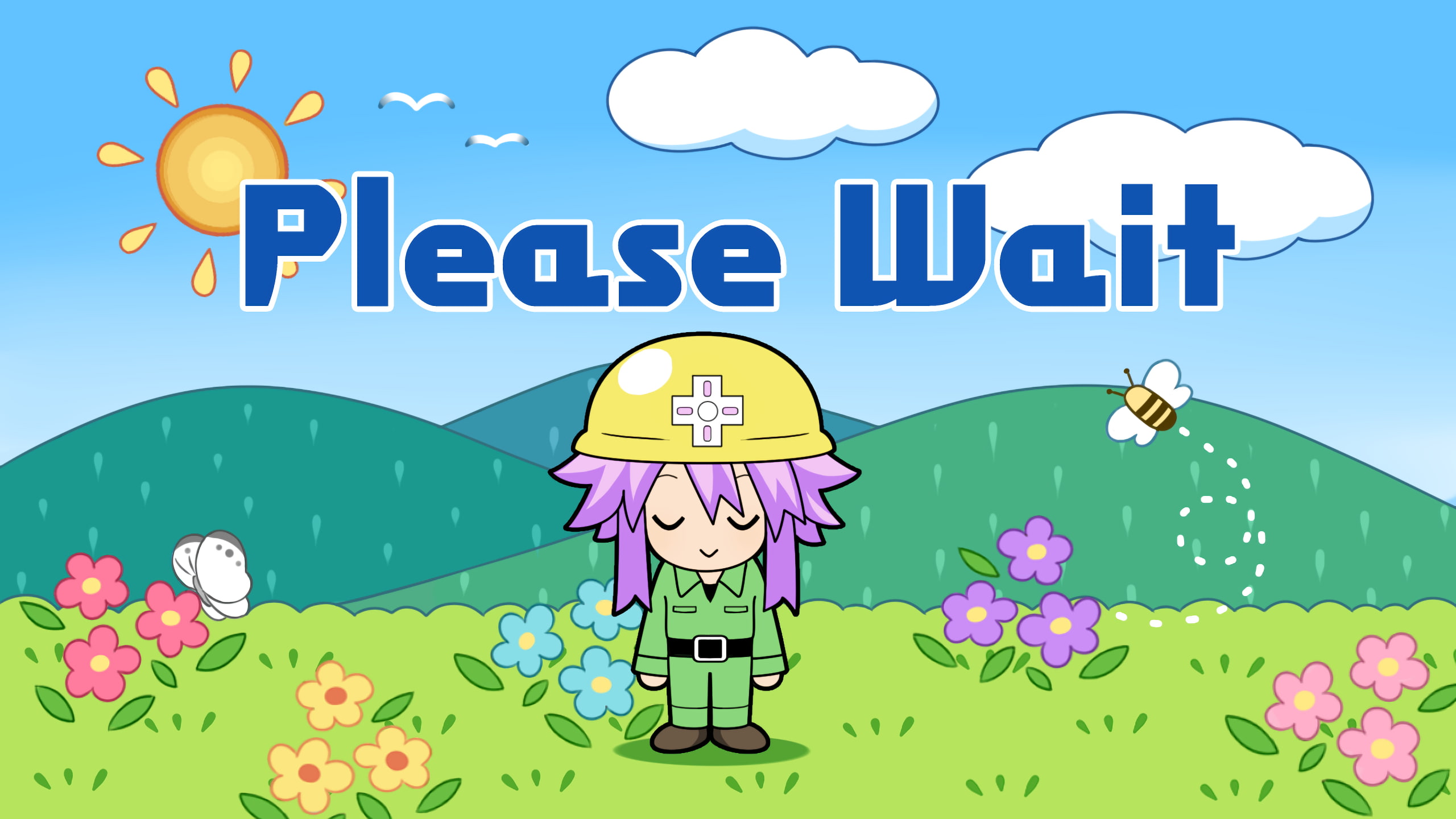 Hyperdimension Neptunia, Neptune (Hyperdimension Neptunia), sky, men, blue, food, people, women, cloud - sky, child, occupation, nature, childhood, outdoors, HD Wallpaper