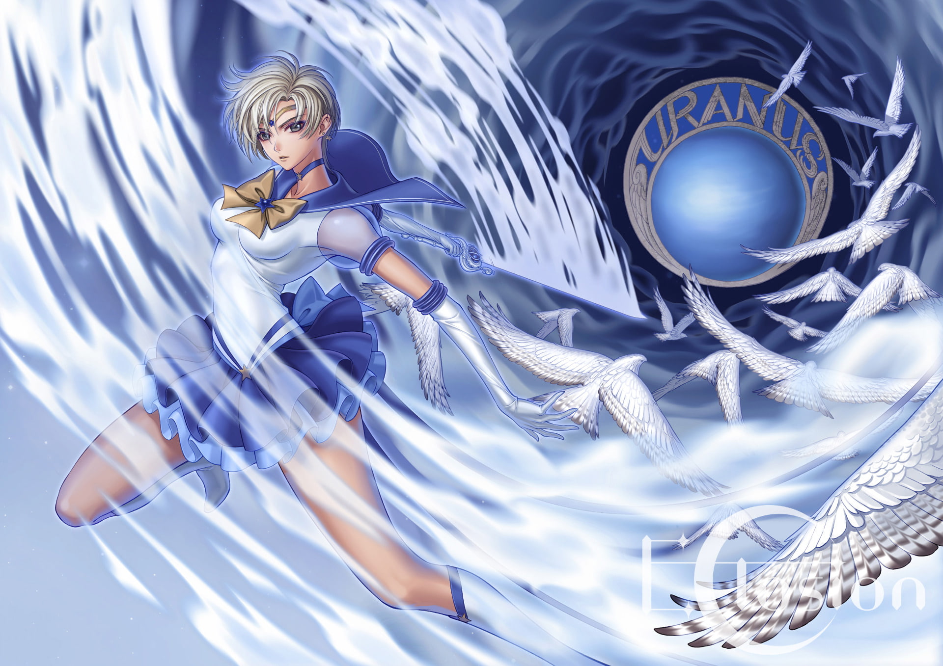 1080P, Haruka Tenou, Sailor Uranus, Sailor Moon, HD Wallpaper