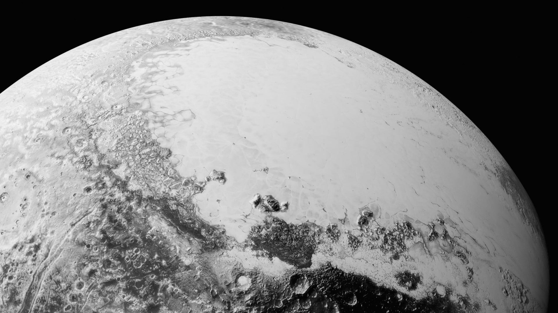 Pluto, New Horizons, space, 1080P, HD Wallpaper
