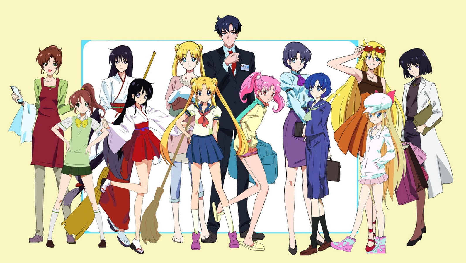 beautiful, bishoujo, chibiusa, senshi, girl, moon, anime, sailor, character, 720P, HD Wallpaper
