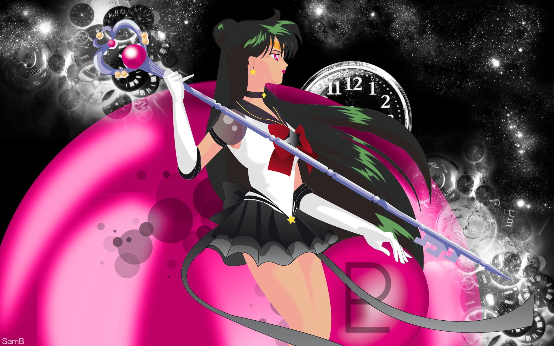 1080P, Sailor Pluto, Sailor Moon, HD Wallpaper