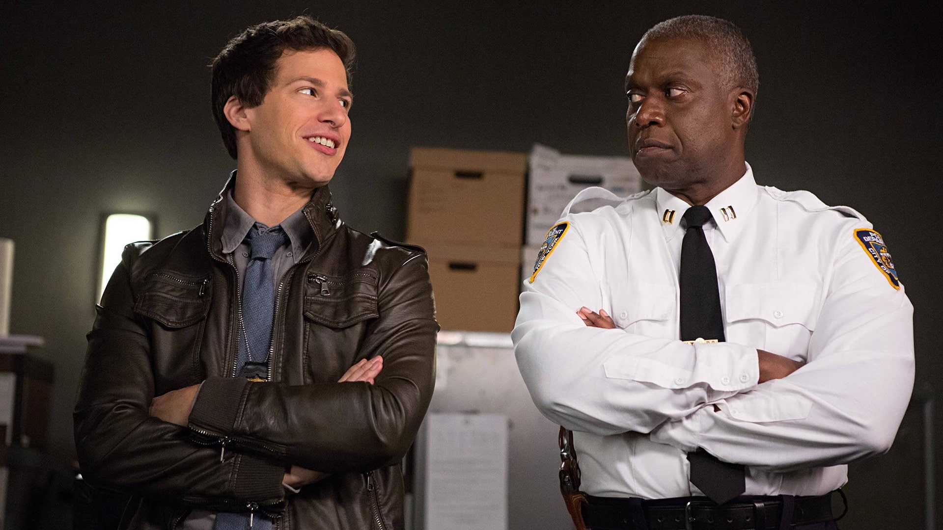 Captain Ray Holt, 1080P, Jake Peralta, TV Show, Brooklyn Nine-Nine, HD Wallpaper