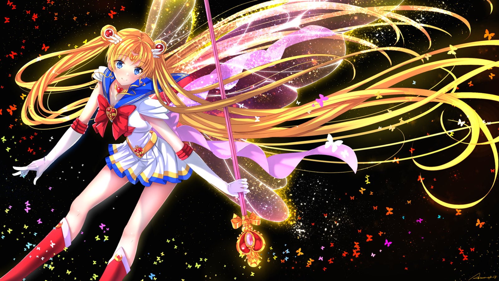 moon, color, sailor, anime, 720P, series, senshi, usagi, HD Wallpaper