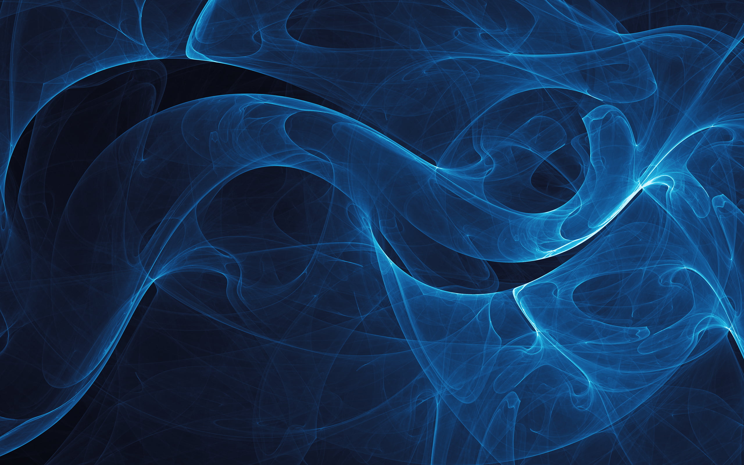 burning, no people, chaos, light - Natural Phenomenon, design, 2K, pattern, creativity, blue, illustration, magic, full frame, art, complexity, computer Graphic, HD Wallpaper