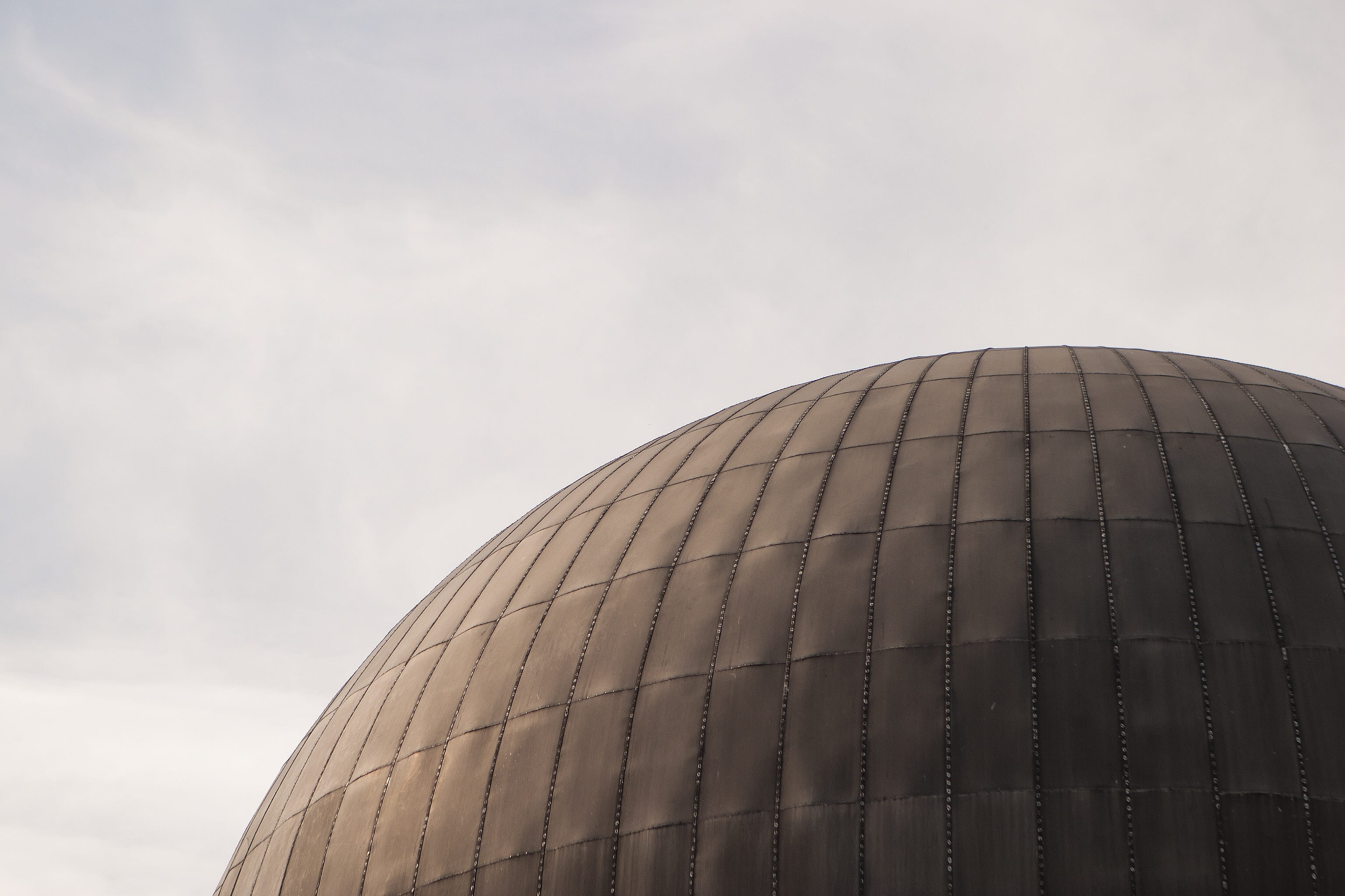 sky, panoramic, building exterior, architectural feature, travel destinations, sphere, high section, pattern, outdoors, low angle view, modern, day, nature, HD Wallpaper
