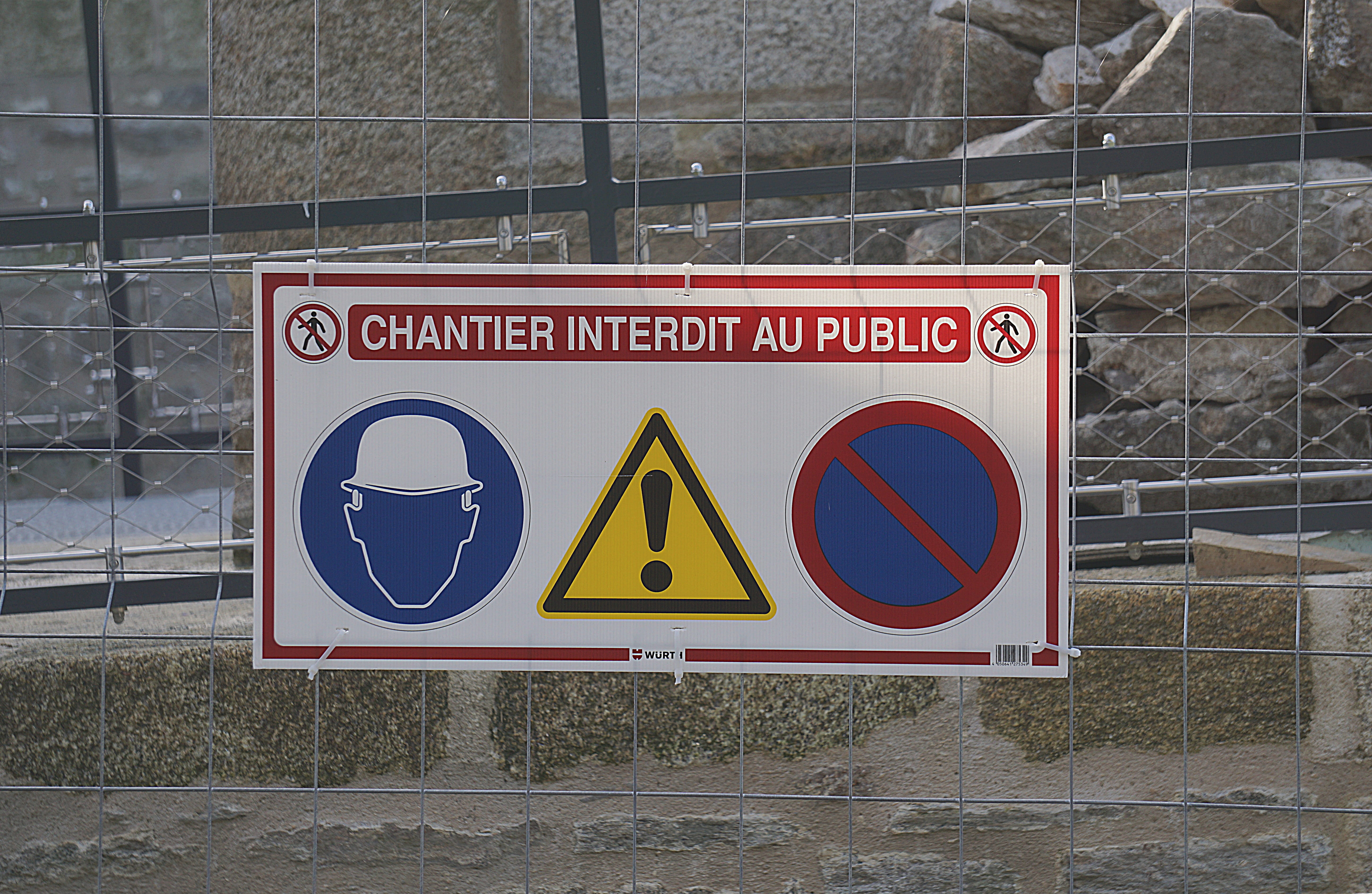 barrier, close-up, safety, information sign, structural work, road, Security, western script, Panel, communication, no people, text, wall - building feature, HD Wallpaper