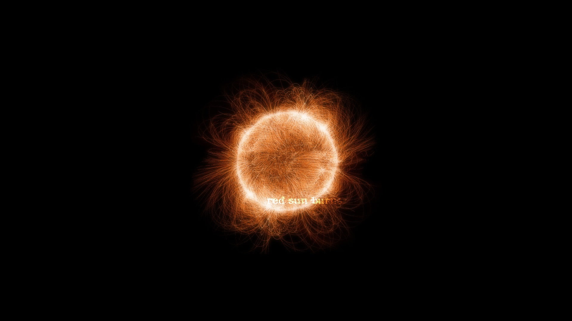 1080P, Sun, Solar System, simple background, abstract, space art, HD Wallpaper