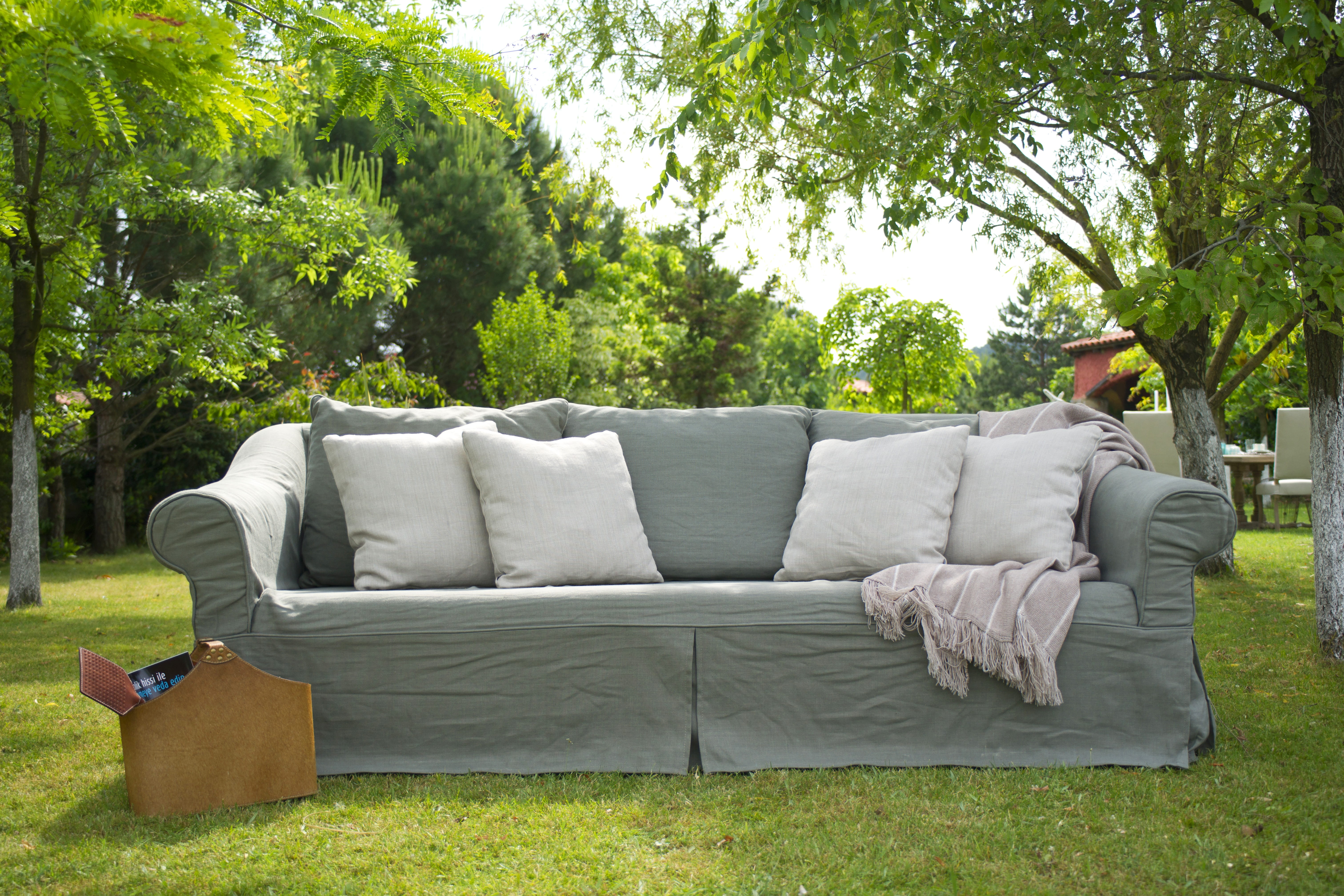 pillow, sofa, outdoors, style, Design, product photo, composition, interior architecture, pillows, green color, furniture, no people, grey, fancy, four, HD Wallpaper