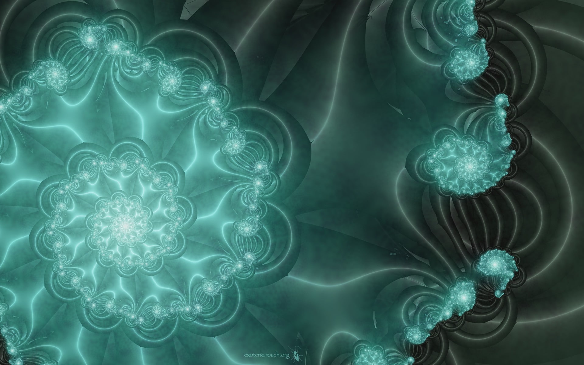 abstract, fractal, 1080P, spiral, HD Wallpaper