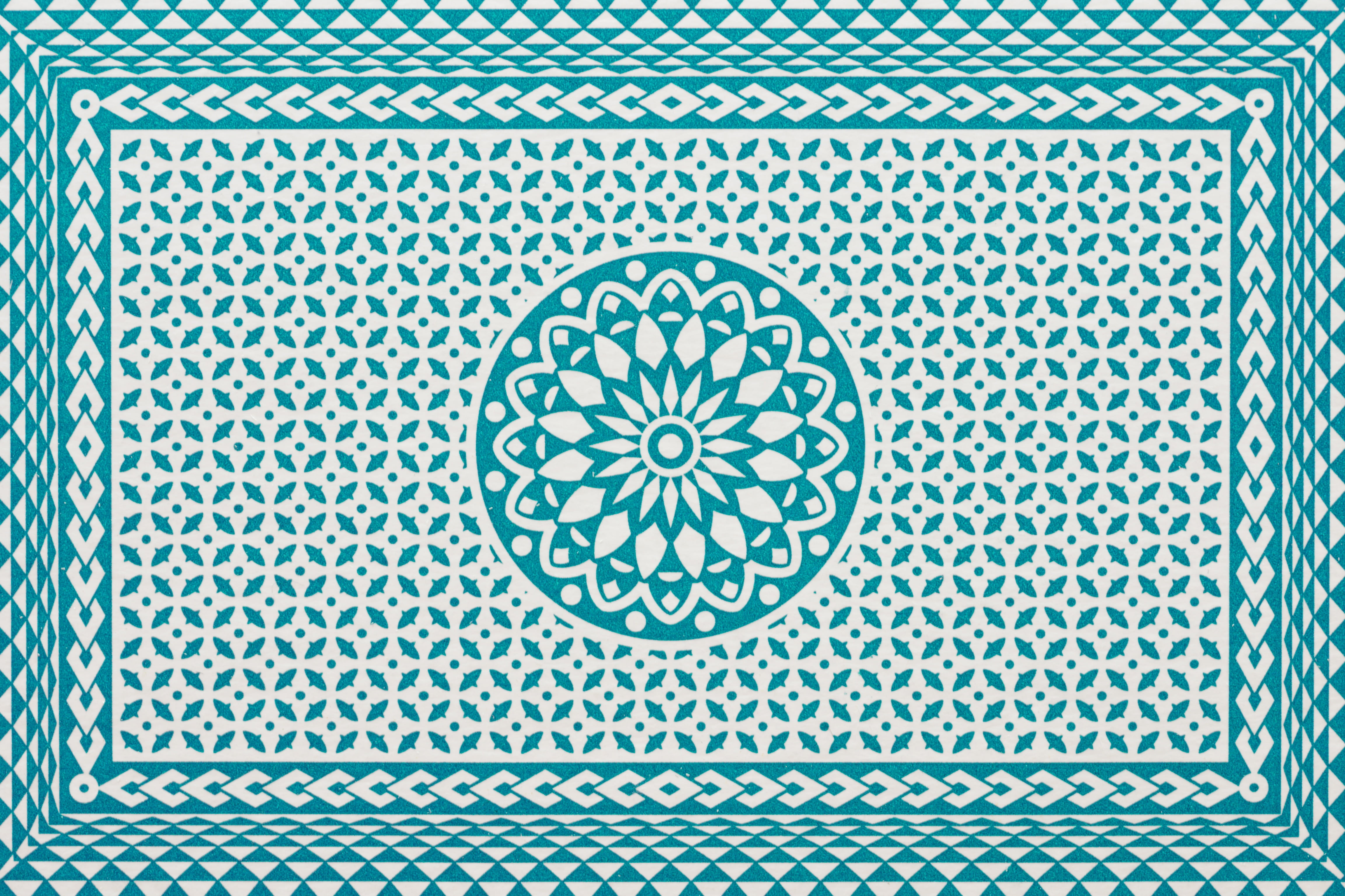 ceiling, design, blue, circle, concentric, close-up, clip, playing card, architecture, textured, white, indoors, directly below, mandala, back, art, tiled floor, HD Wallpaper