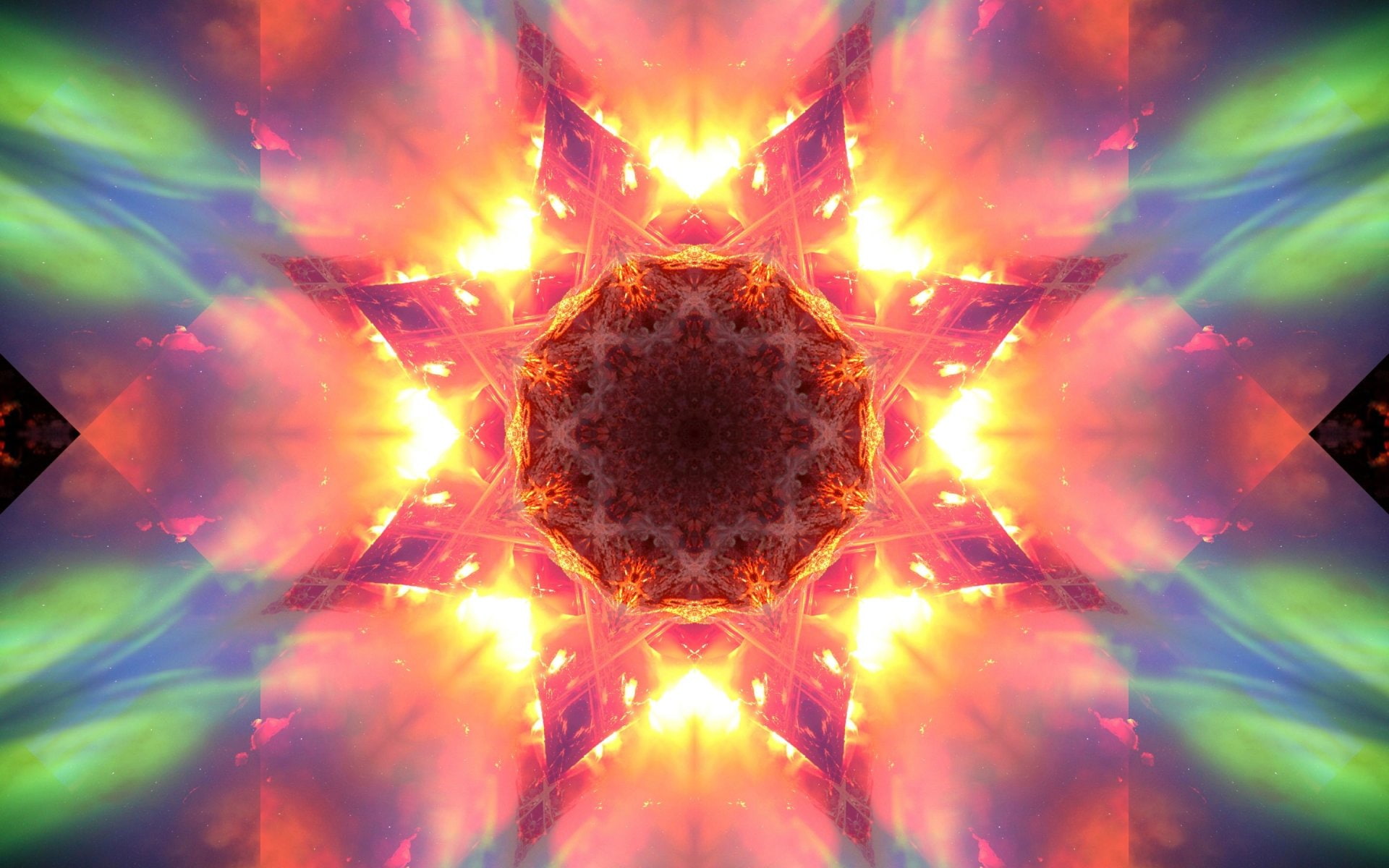 1080P, Mandala, Artistic, Abstract, Digital Art, HD Wallpaper
