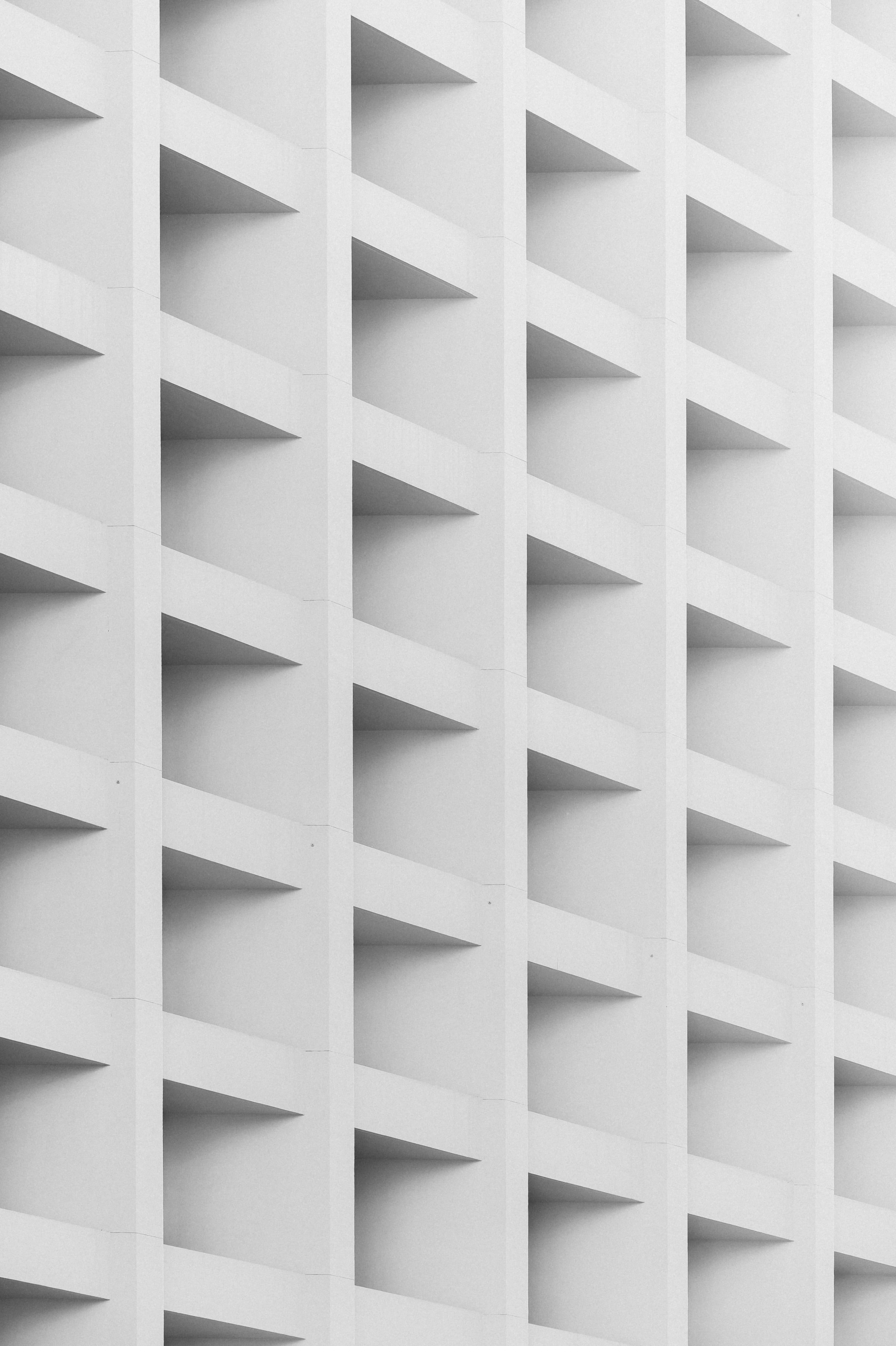 gray, square, illustration, business, geometric, hongkong, grey, built Structure, window, texture, geometric Shape, building, reflection, geometry, futuristic, Phone HD Wallpaper