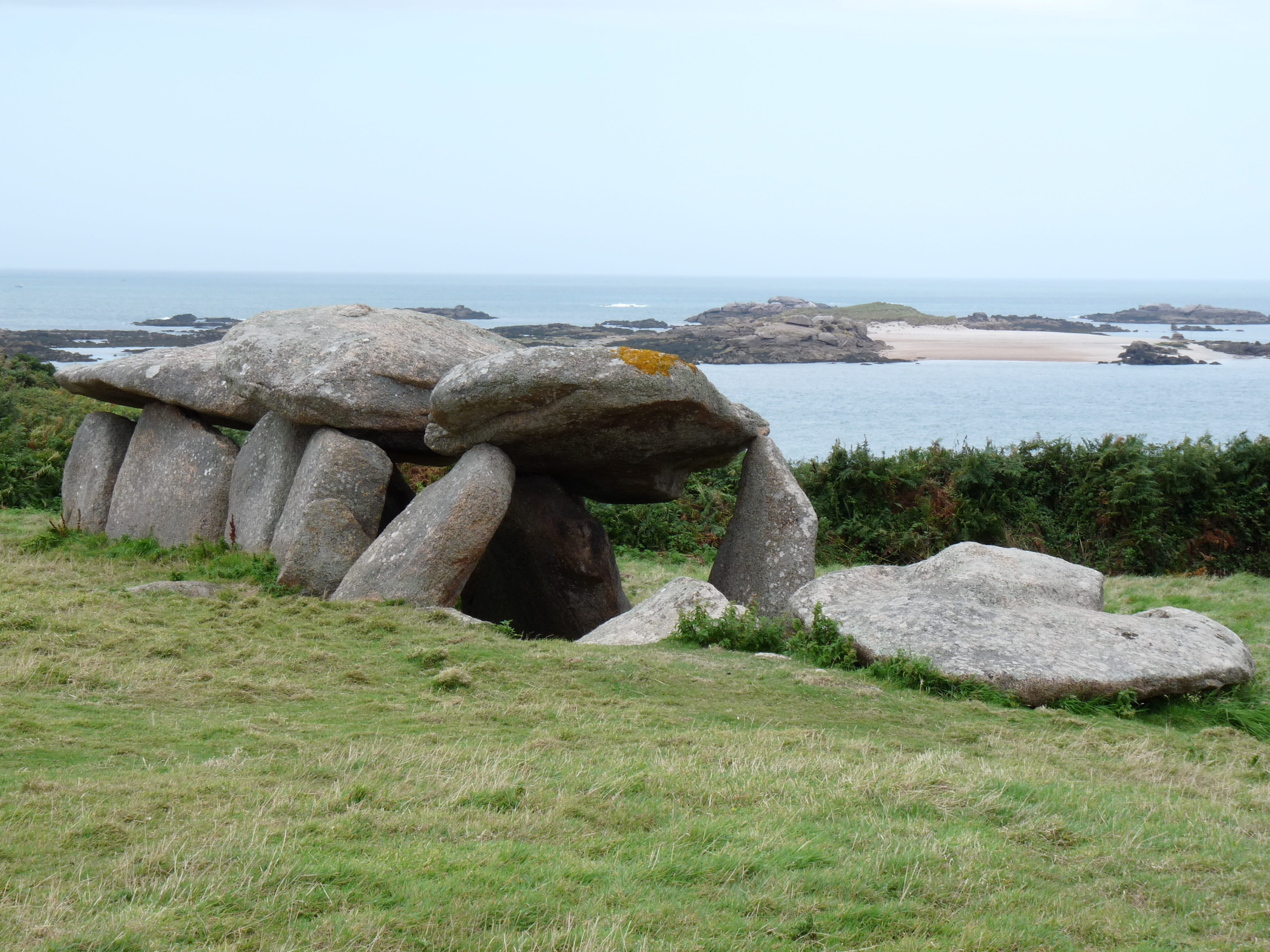 solid, outdoors, sea, grass, nature, non-urban scene, menhir, no people, alignments, plant, brittany, beauty in nature, water, scenics - nature, day, stones, HD Wallpaper
