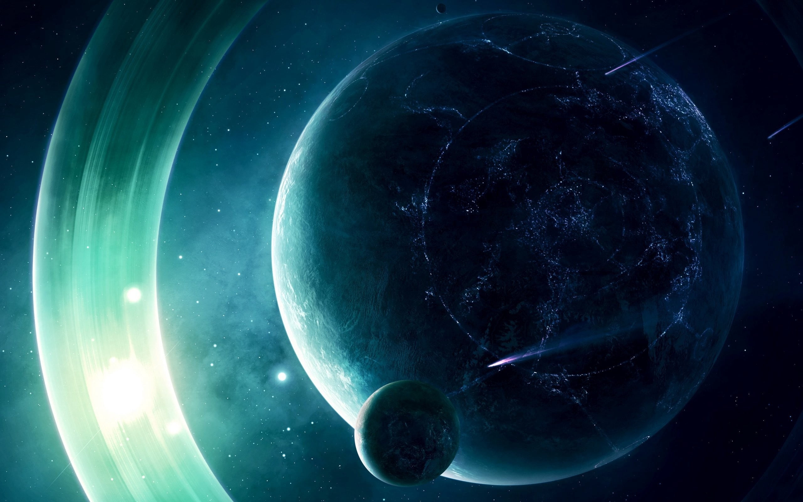 black Hole, three Dimensional, stratosphere, star - Space, sky, backgrounds, nebula, globe - man made object, beauty in nature, black Color, galaxy, alien, HD Wallpaper
