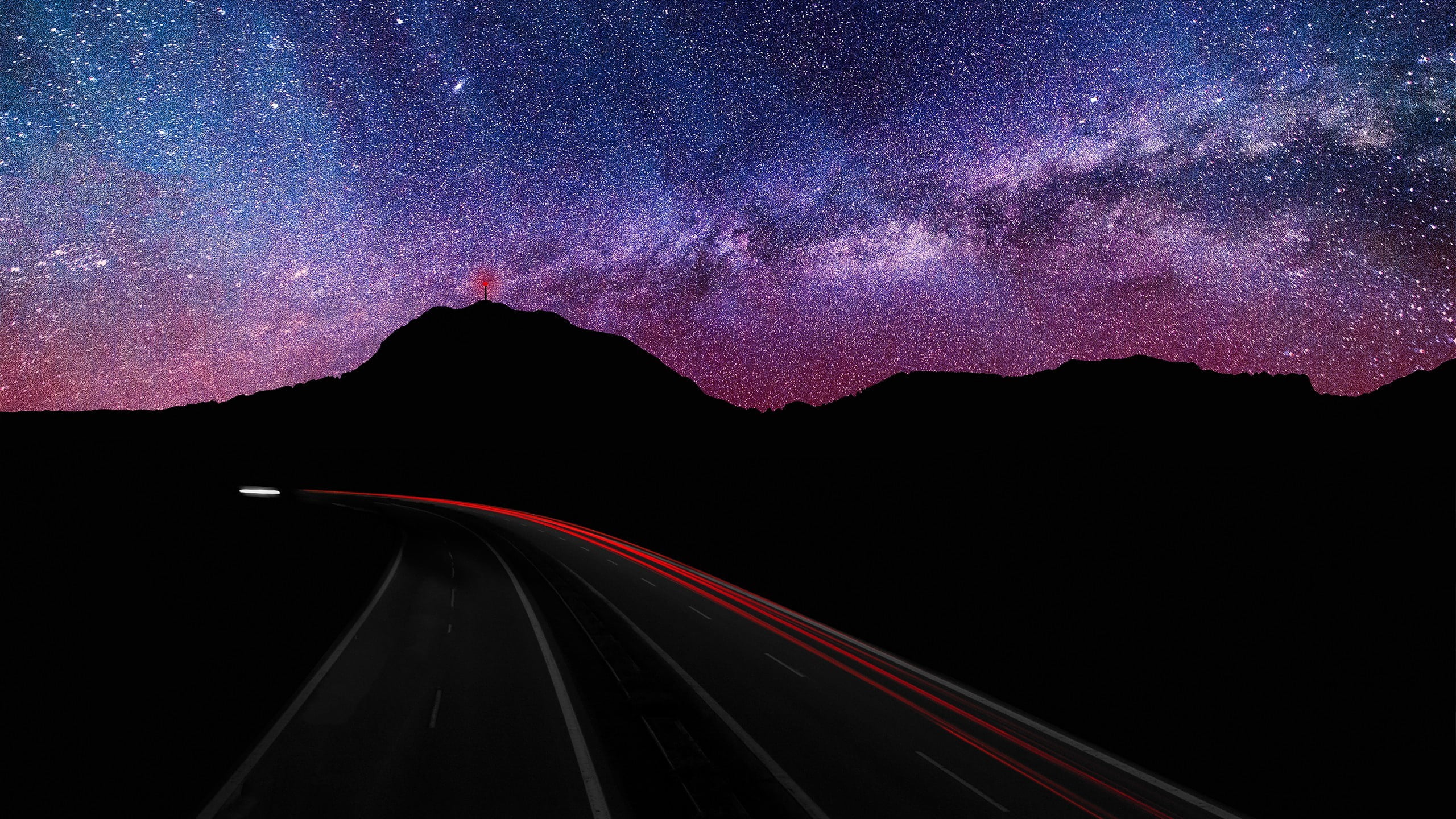beauty in nature, milky Way, transportation, constellation, direction, astronomy, travel, black Color, star, the way forward, star Trail, night, glow, journey, HD Wallpaper