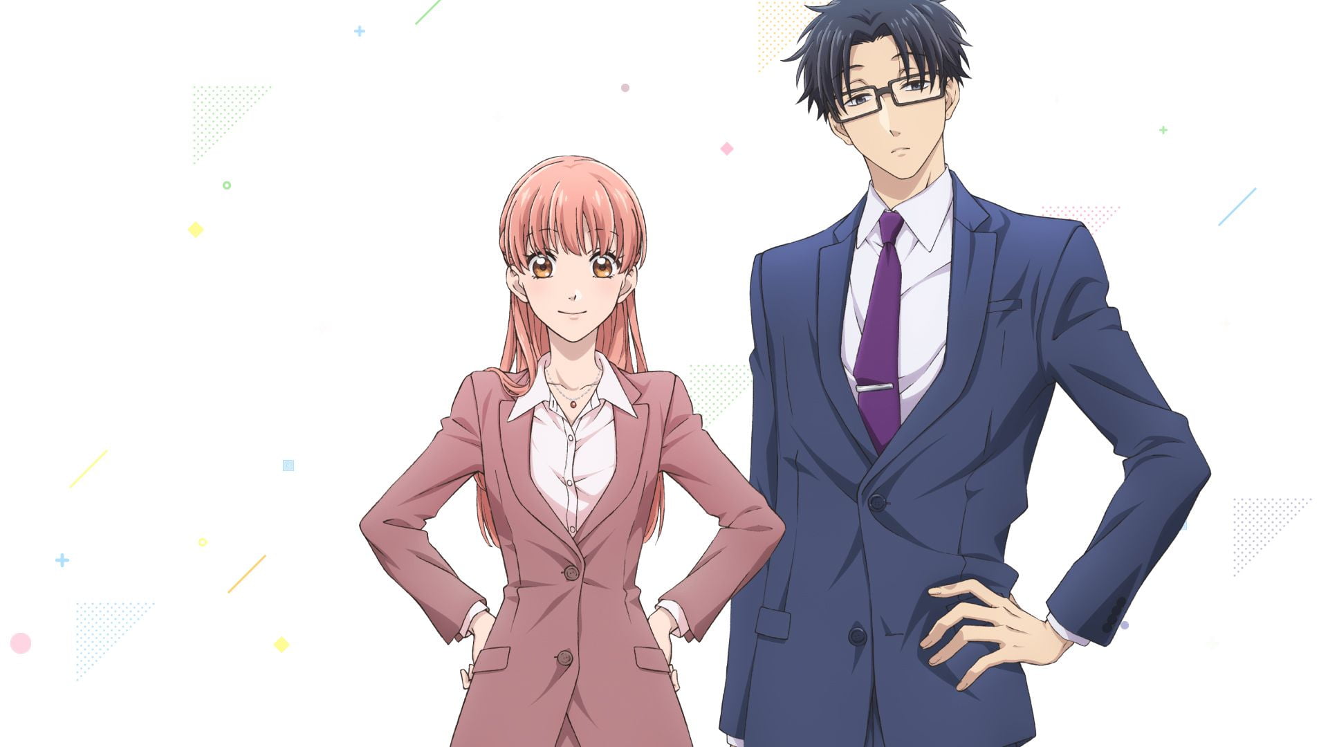Hirotaka Nifuji, Narumi Momose, 1080P, Wotaku ni Koi wa Muzukashii, Anime, HD Wallpaper