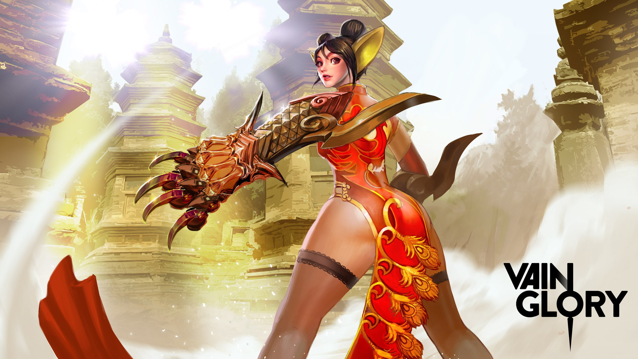 Koshka, Vainglory, 2K, VG, OfficialArt, HD Wallpaper