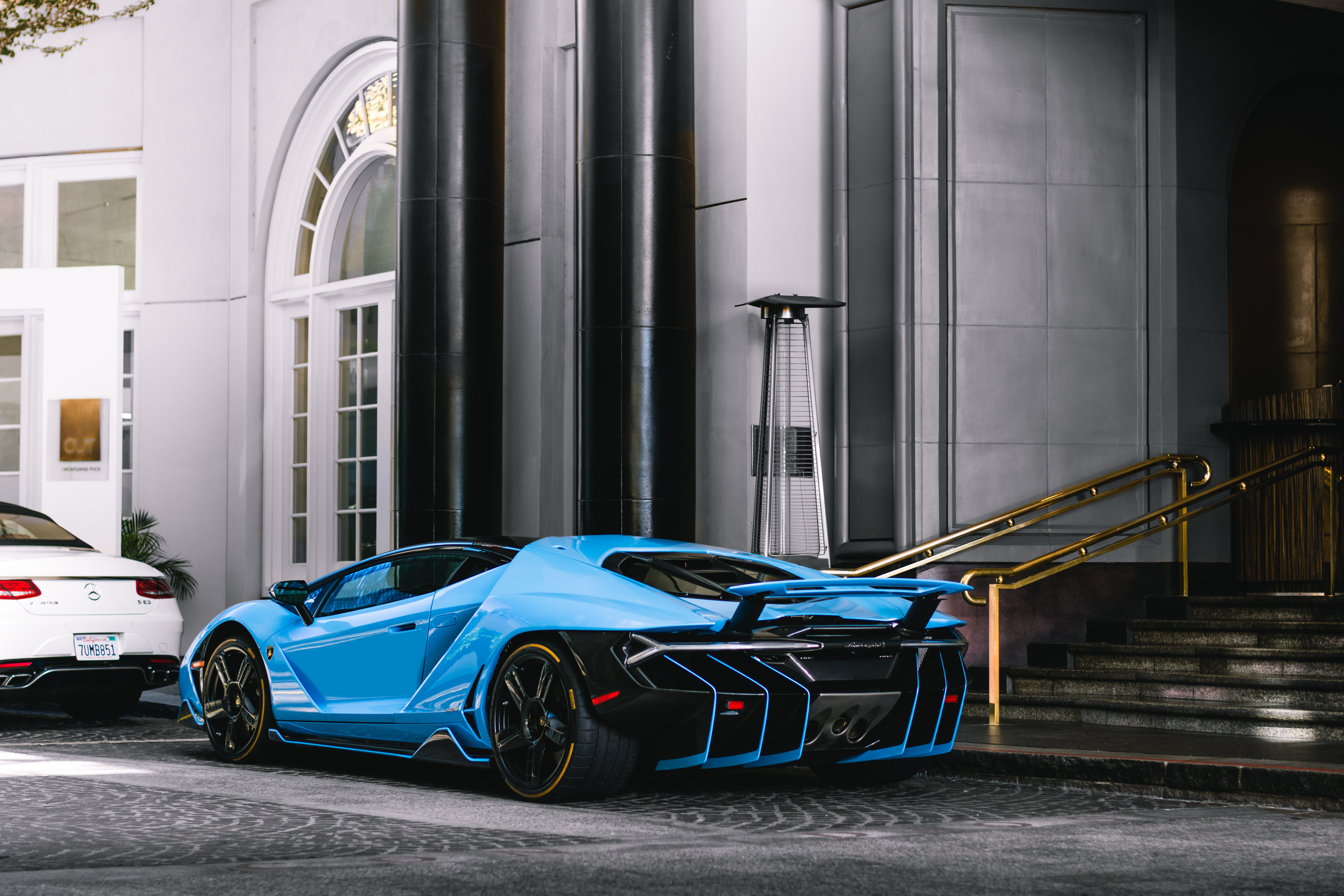 blue, lamborghini, centenario, cepheus, 5K, HD Wallpaper