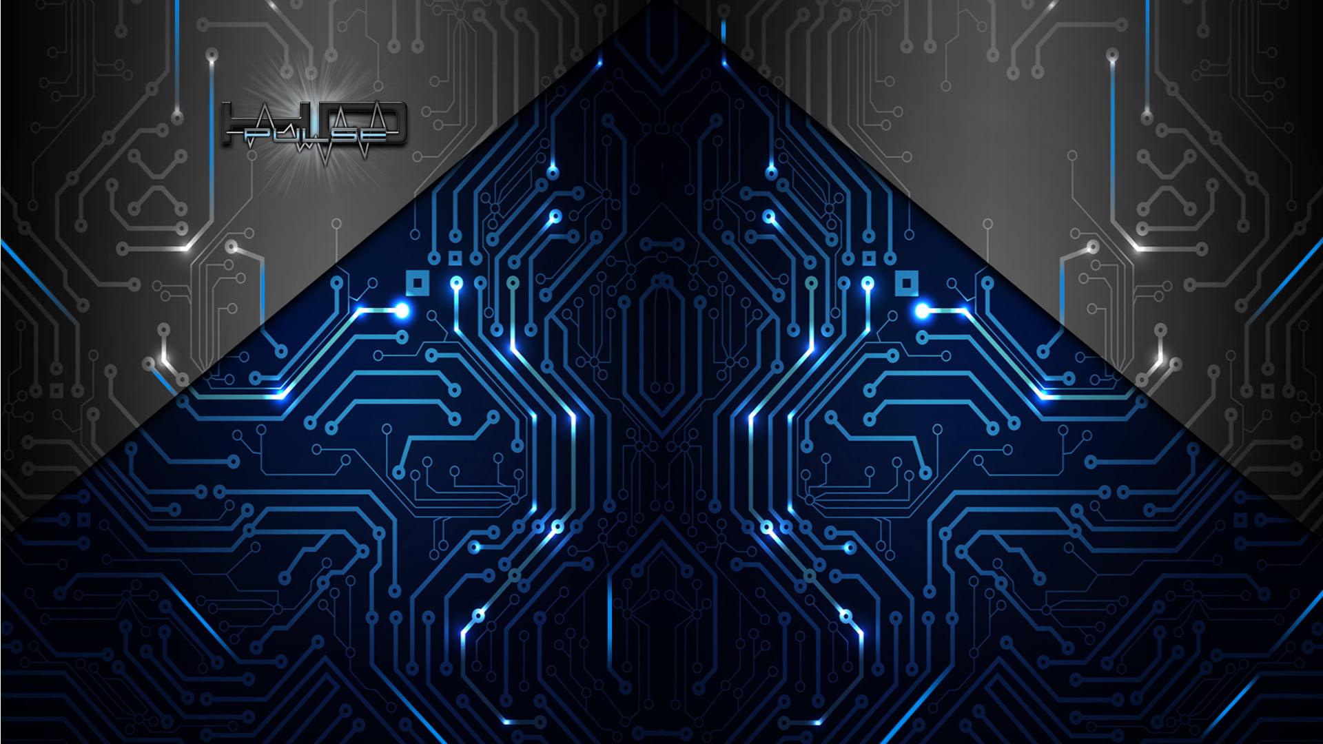glowing, circuit Board, computer equipment, complexity, futuristic, vector, connection, modern, equipment, scheme, blue, striped, illuminated, HD Wallpaper