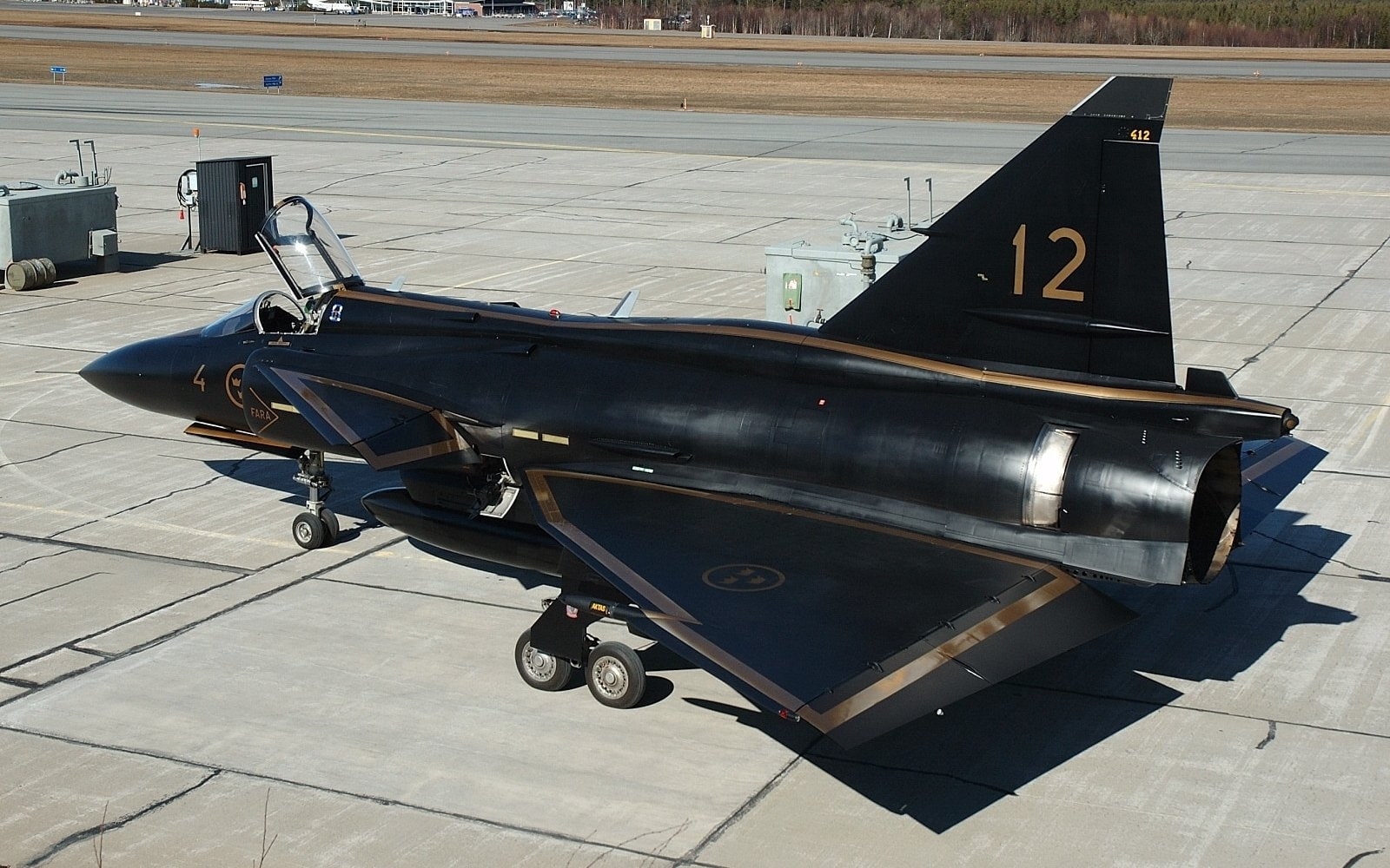 720P, Saab 37 Viggen, Jet Fighters, HD Wallpaper