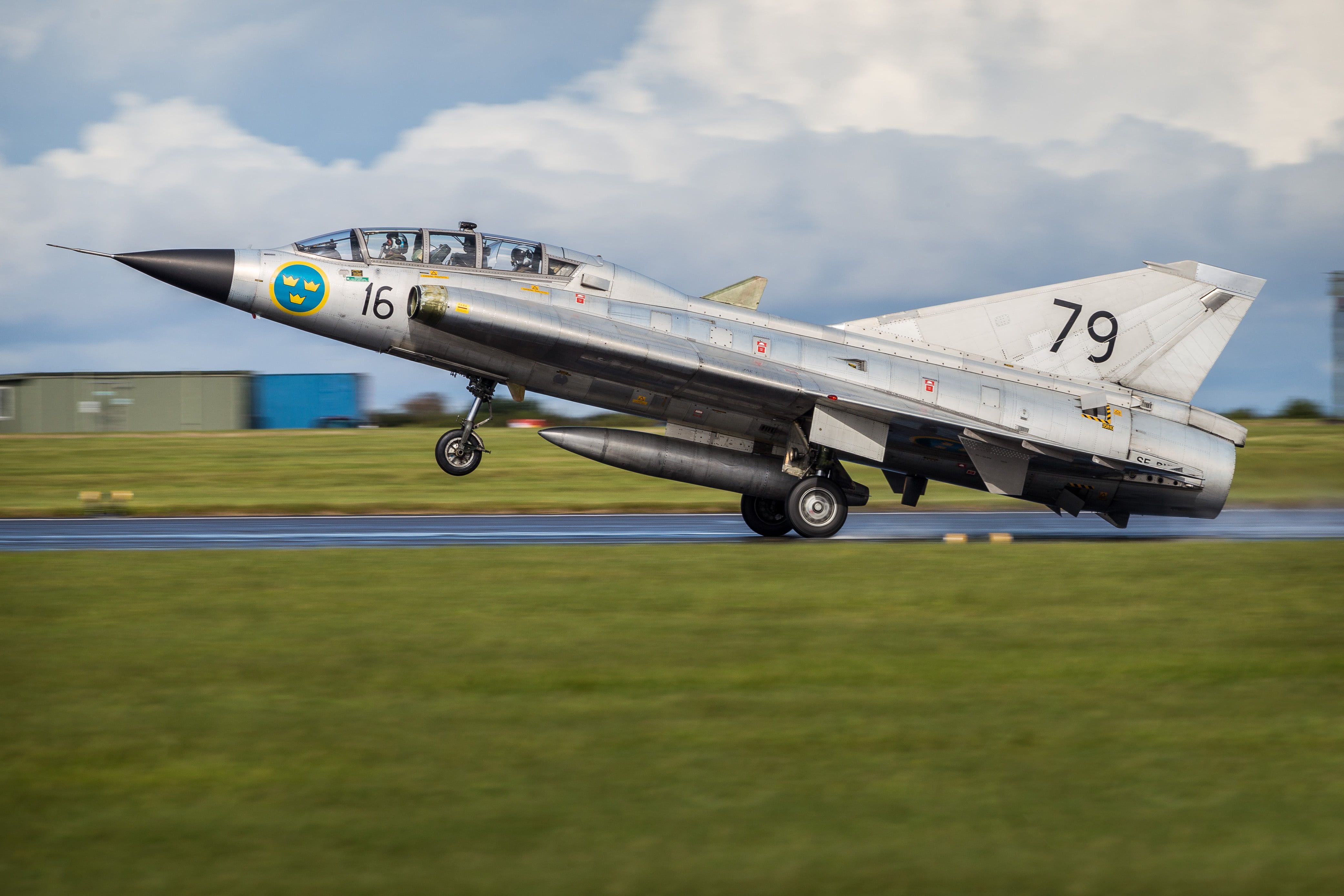 Fighter, Can 35 Draken, You CAN, 4K, WFP, Landing, Swedish air force, Chassis, HD Wallpaper