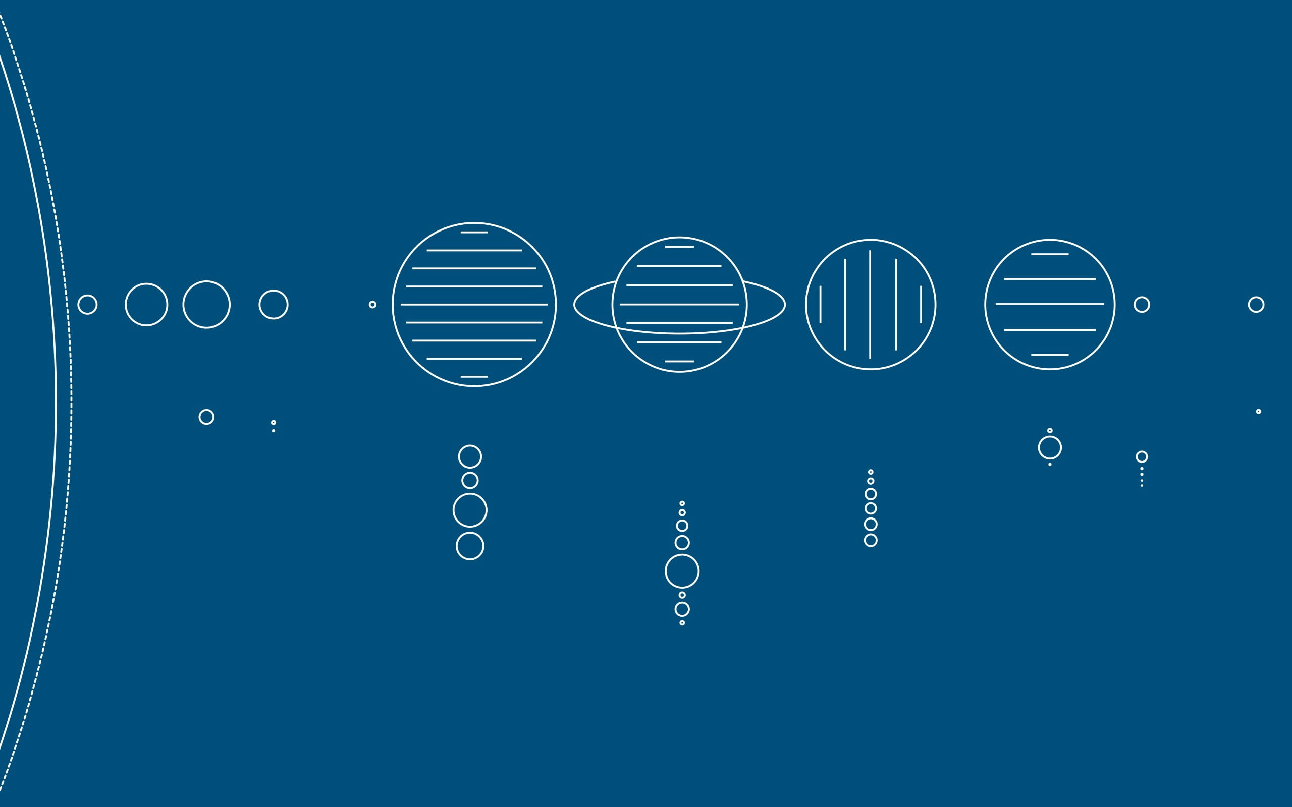 2K, scheme, planet, solar system, HD Wallpaper